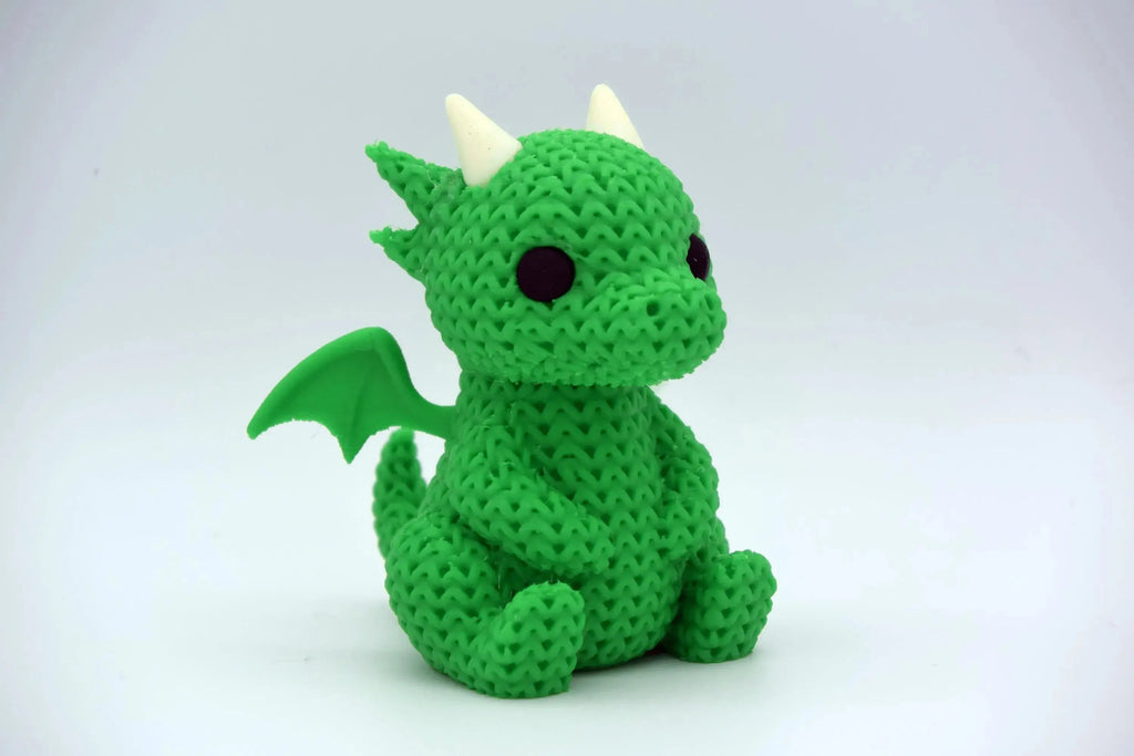 Figurine dragon tricot 3D • Sculpture fantastique artisanale • Cadeau original | Bandji3D Bandji3D