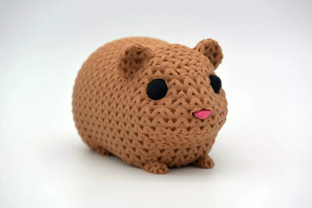 Figurine cochon d’Inde tricot 3D • Sculpture artisanale mignonne • Cadeau original | Bandji3D Bandji3D