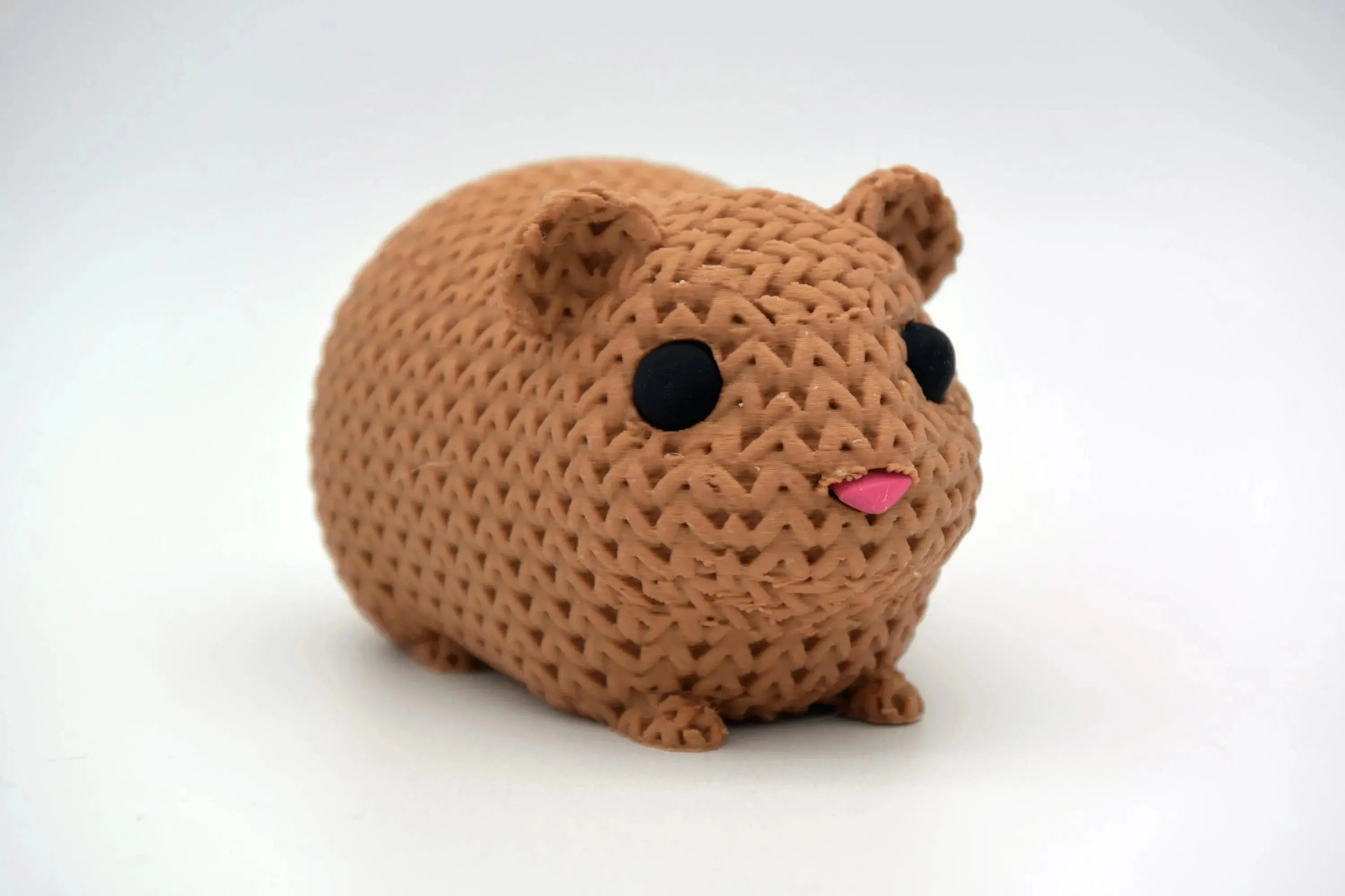 Figurine cochon d’Inde tricot 3D • Sculpture artisanale mignonne • Cadeau original | Bandji3D Bandji3D