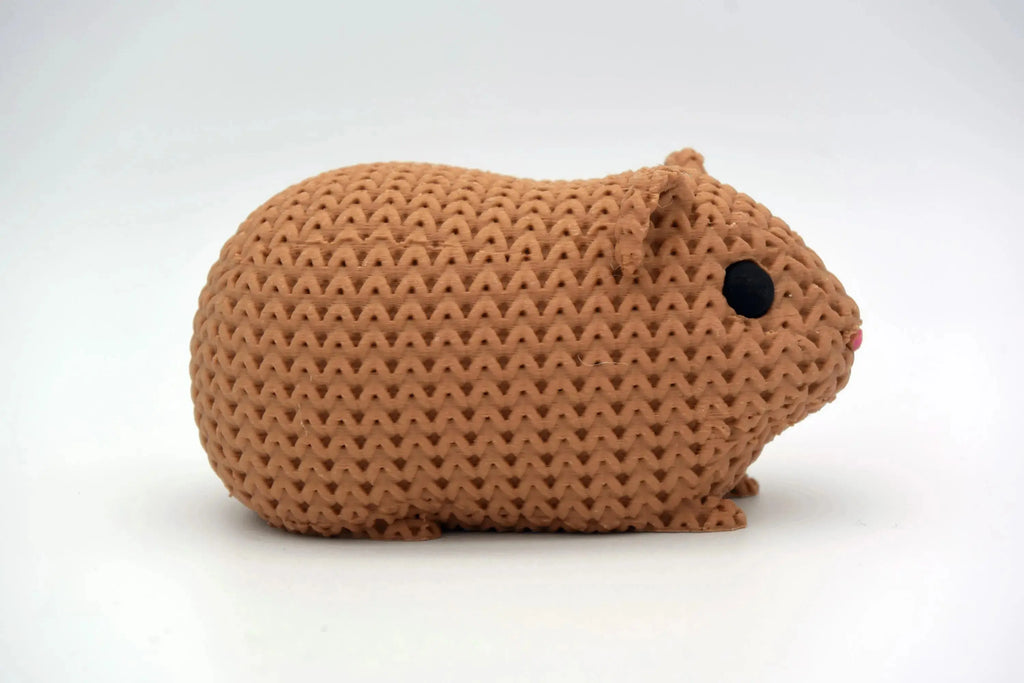 Figurine cochon d’Inde tricot 3D • Sculpture artisanale mignonne • Cadeau original | Bandji3D Bandji3D