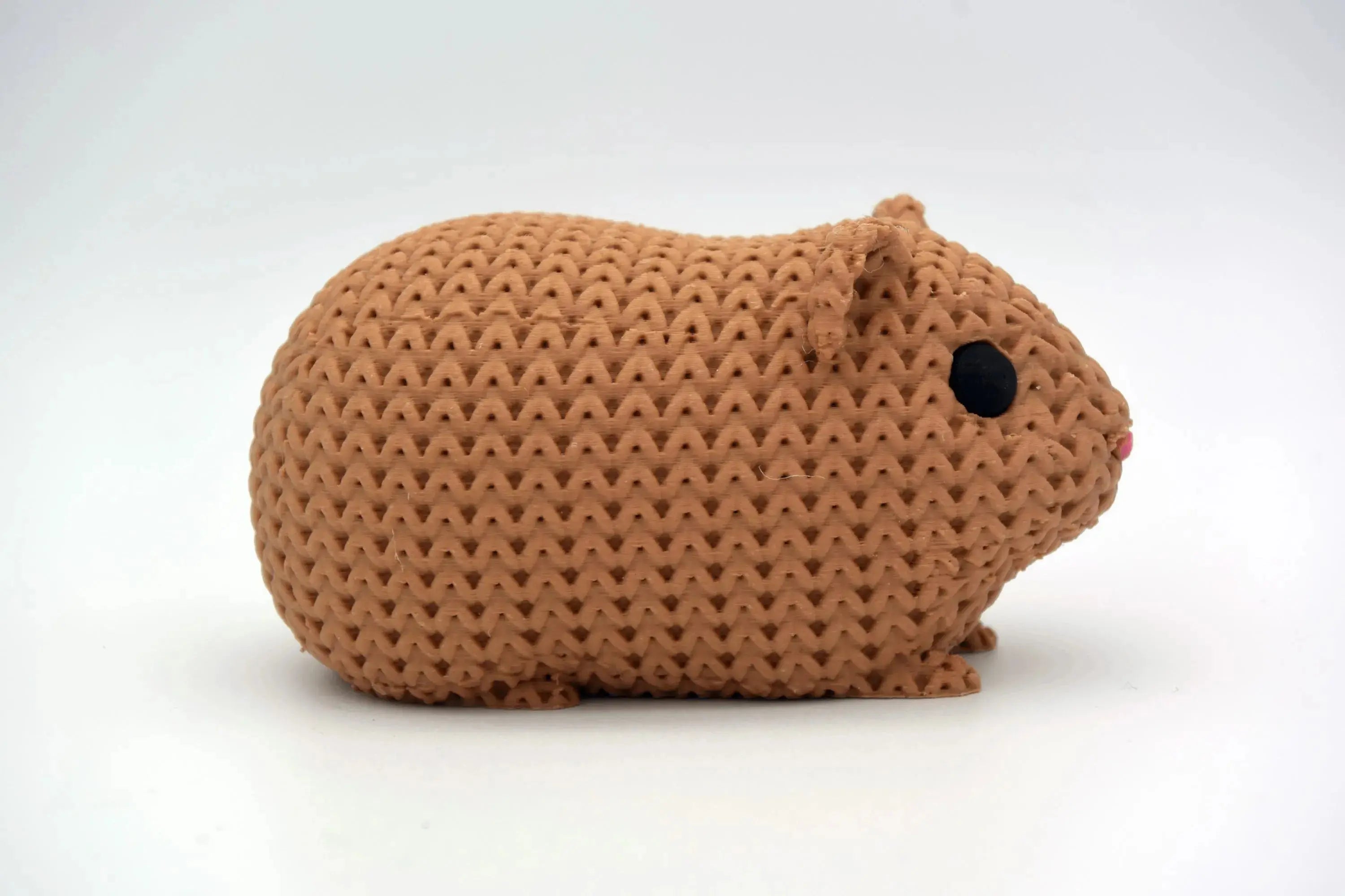 Figurine cochon d’Inde tricot 3D • Sculpture artisanale mignonne • Cadeau original | Bandji3D Bandji3D