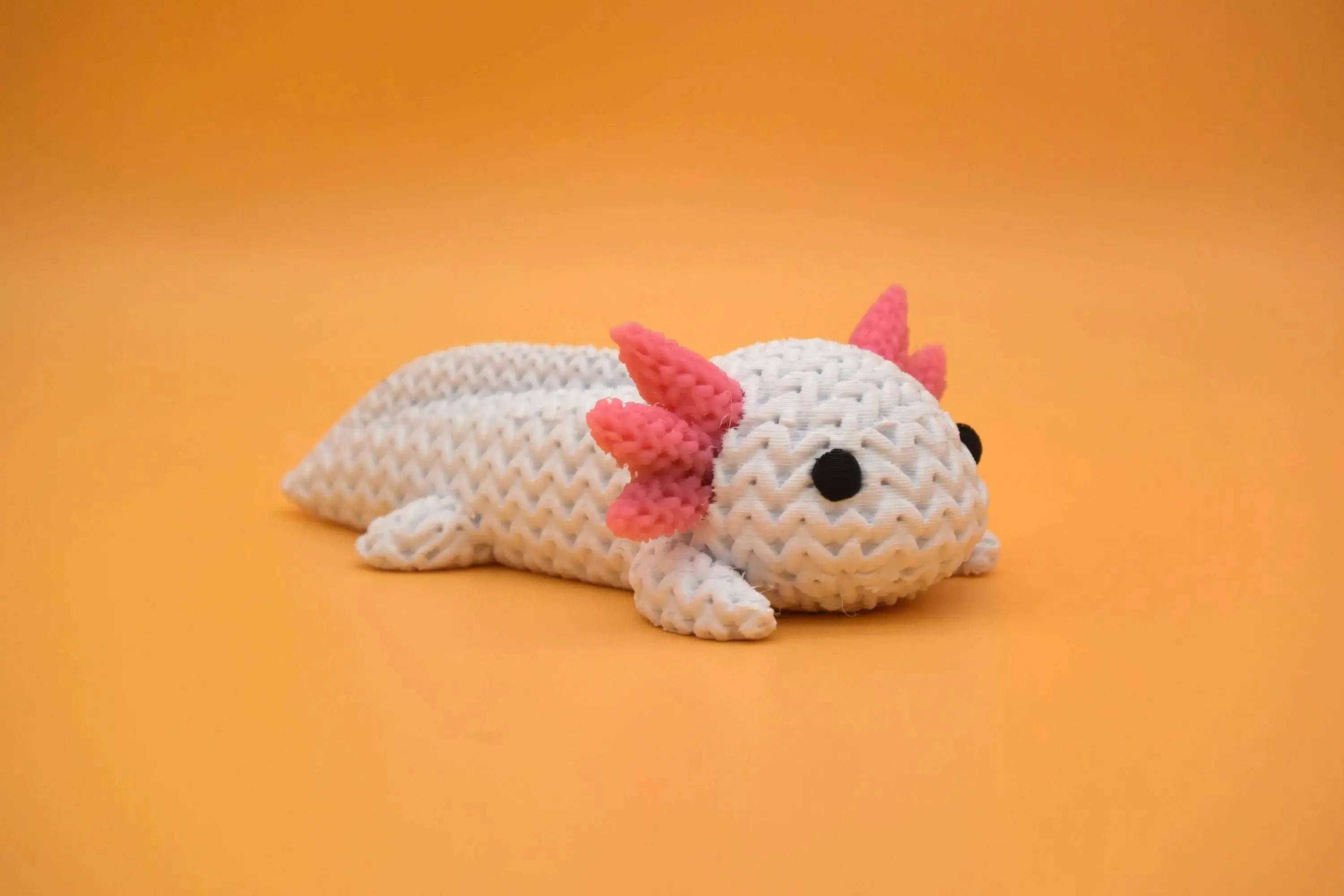 Figurine axolotl tricot 3D • Figurine artisanale mignonne • Cadeau original | Bandji3D Bandji3D