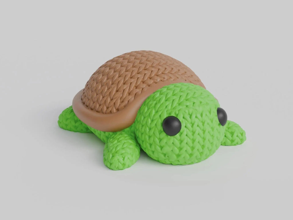 Figurine tortue tricot 3D • Sculpture artisanale • Déco marine | Bandji3D Bandji3D