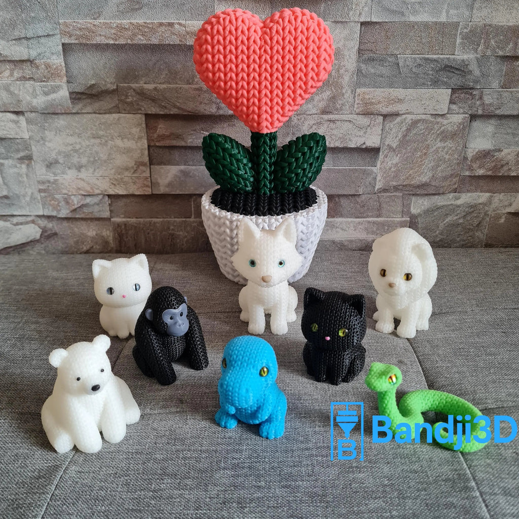 Conteneur œuf de Pâques tricot 3D • Boîte artisanale déco festive | Bandji3D Bandji3D