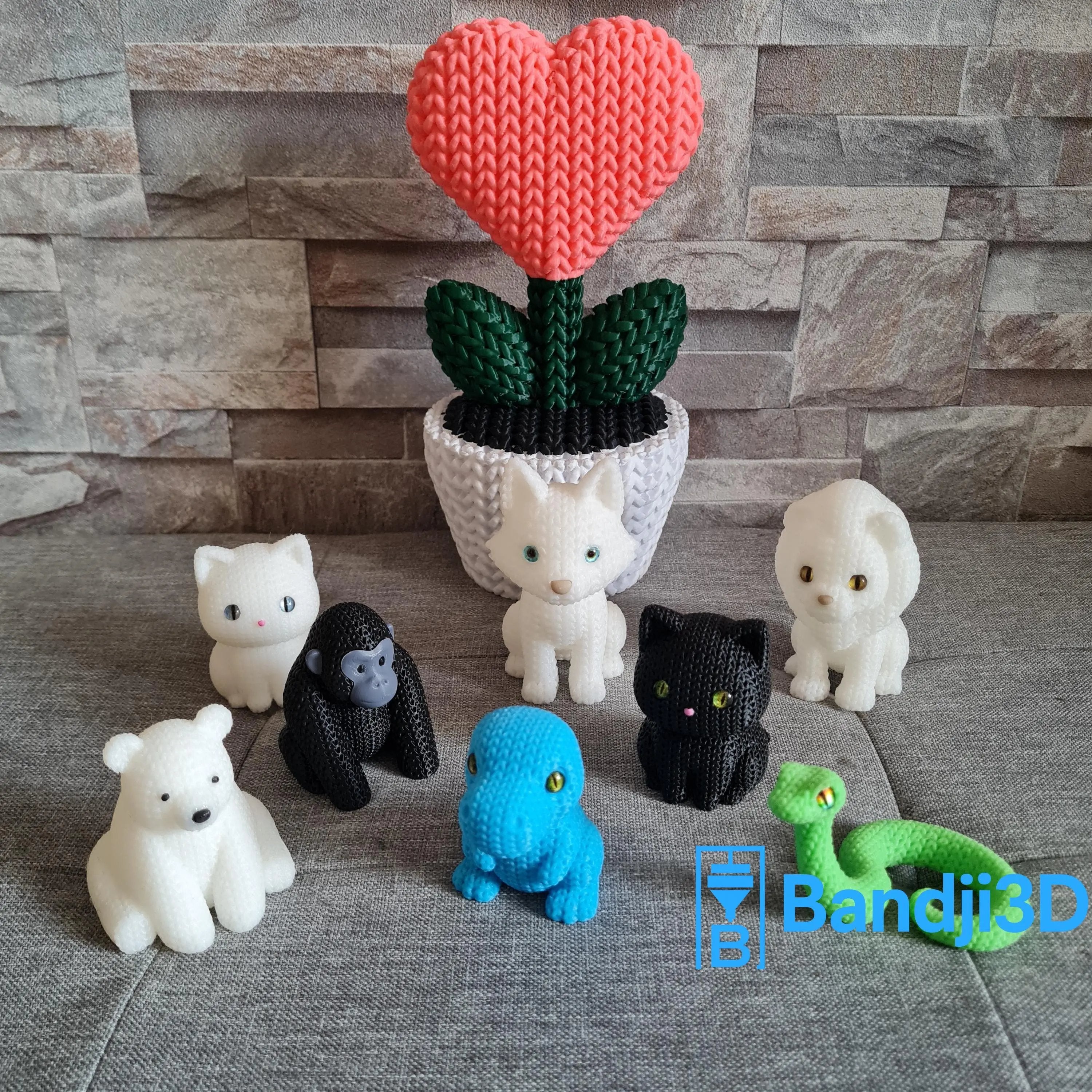 Conteneur œuf de Pâques tricot 3D • Boîte artisanale déco festive | Bandji3D Bandji3D