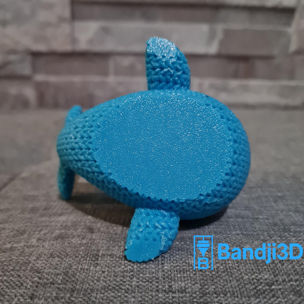 Figurine baleine tricot 3D • Sculpture marine artisanale • Cadeau original | Bandji3D Bandji3D