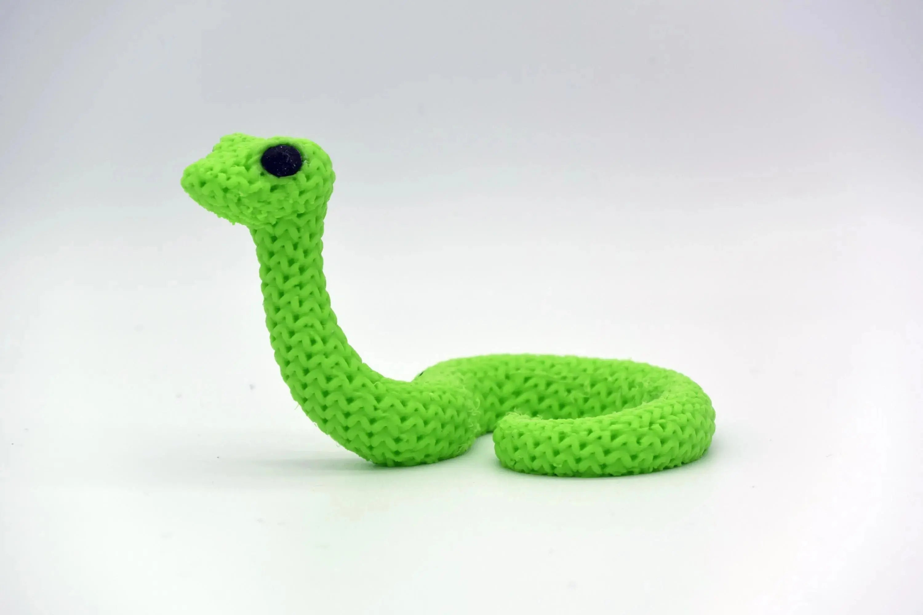 Figurine serpent tricot 3D • Sculpture artisanale • Déco exotique | Bandji3D Bandji3D