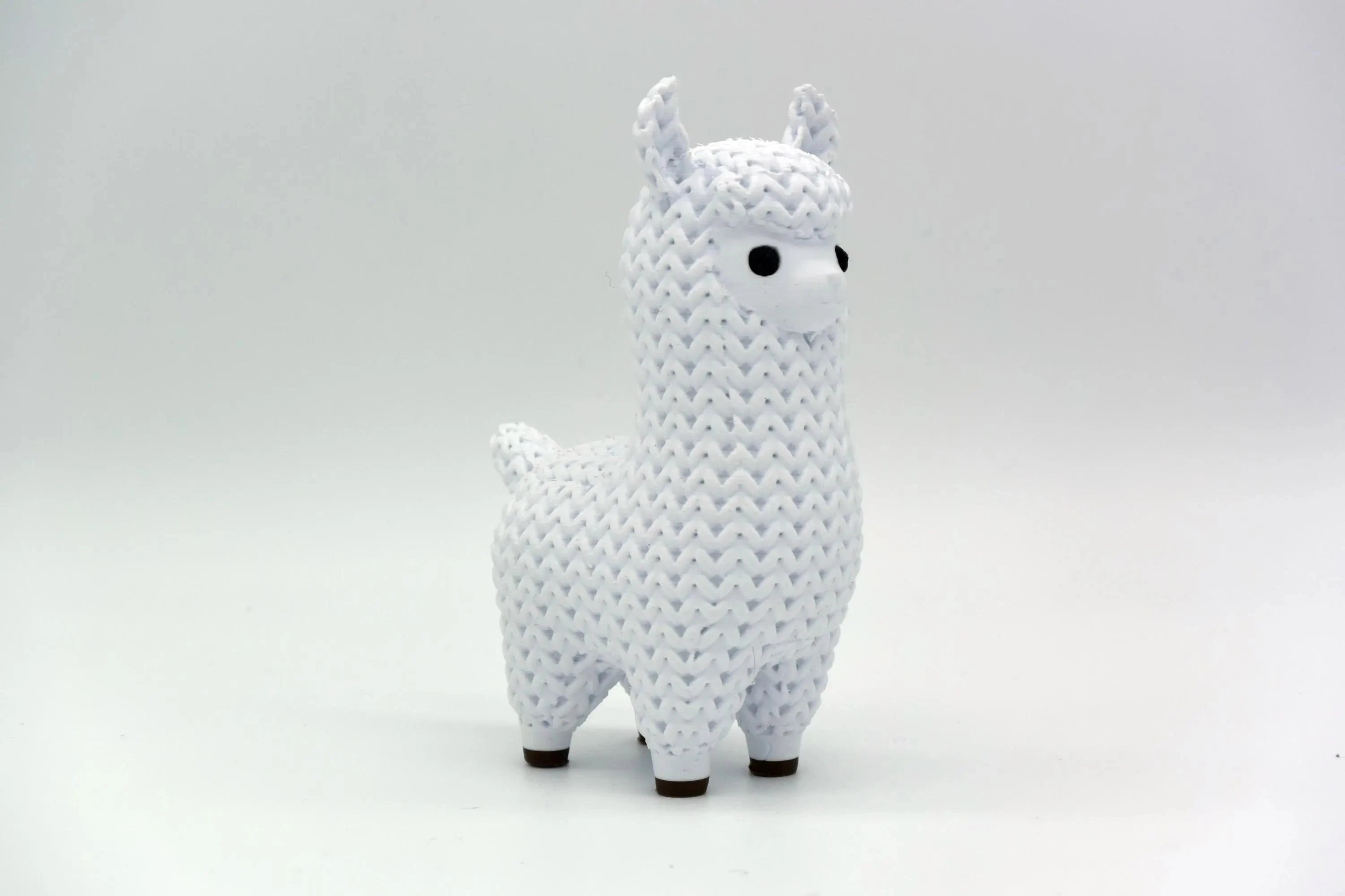 Figurine lama tricot 3D • Sculpture artisanale • Déco exotique | Bandji3D Bandji3D