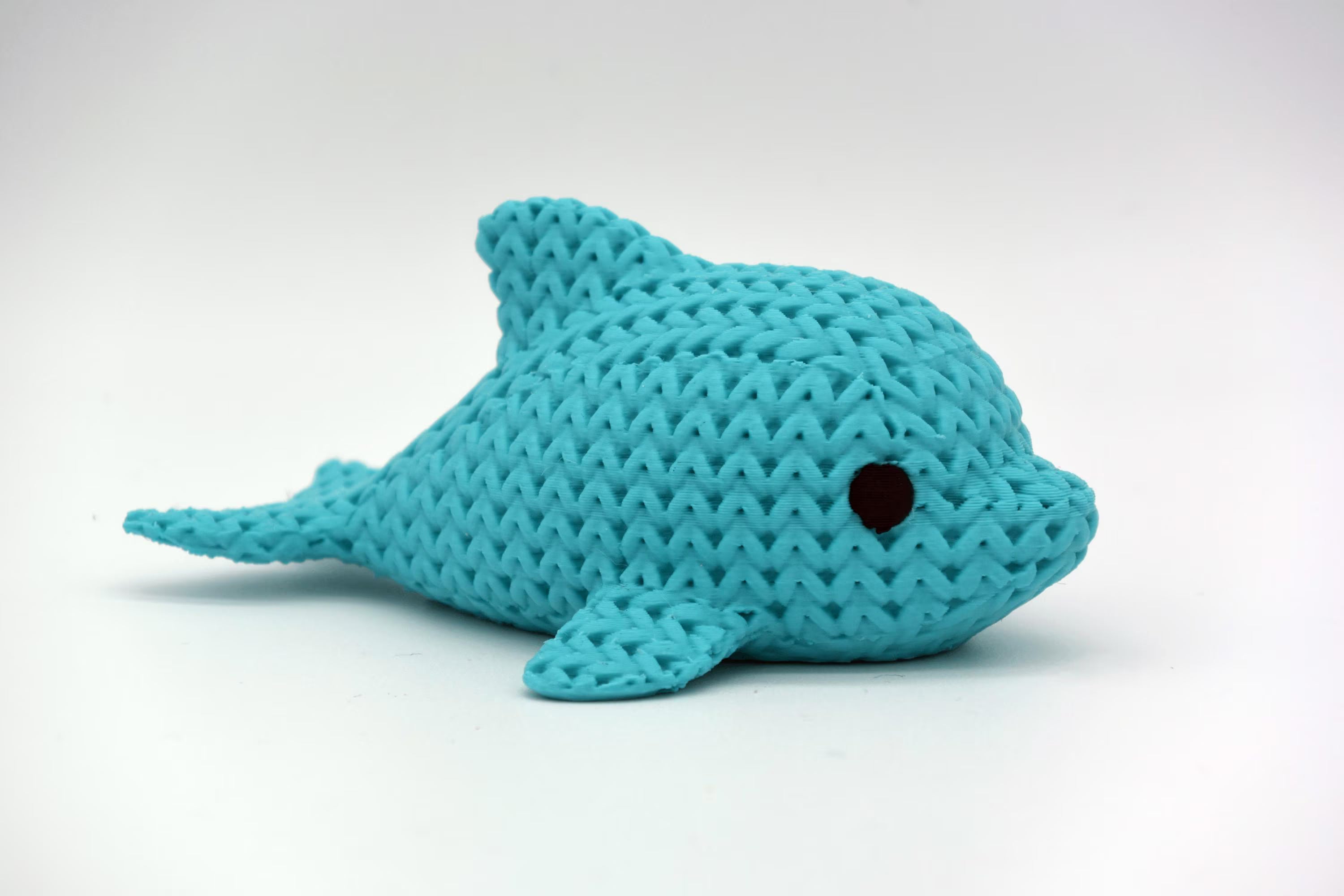 Figurine dauphin tricot 3D • Sculpture artisanale marine • Déco mignonne | Bandji3D Bandji3D