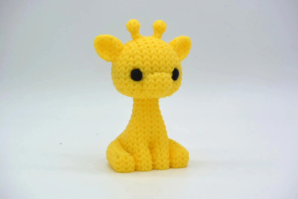 Figurine girafe tricot 3D • Sculpture artisanale • Déco safari | Bandji3D Bandji3D