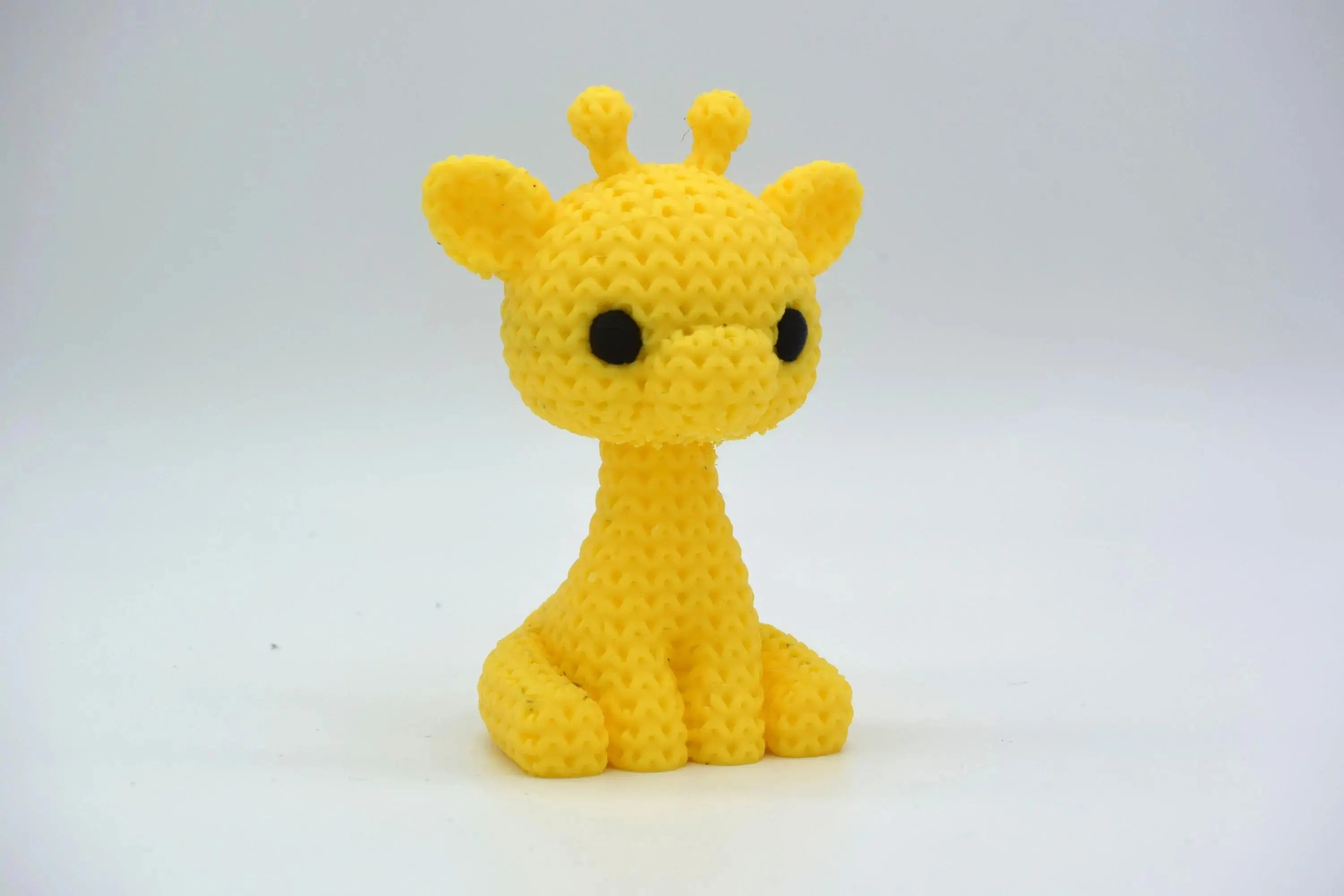 Figurine girafe tricot 3D • Sculpture artisanale • Déco safari | Bandji3D Bandji3D