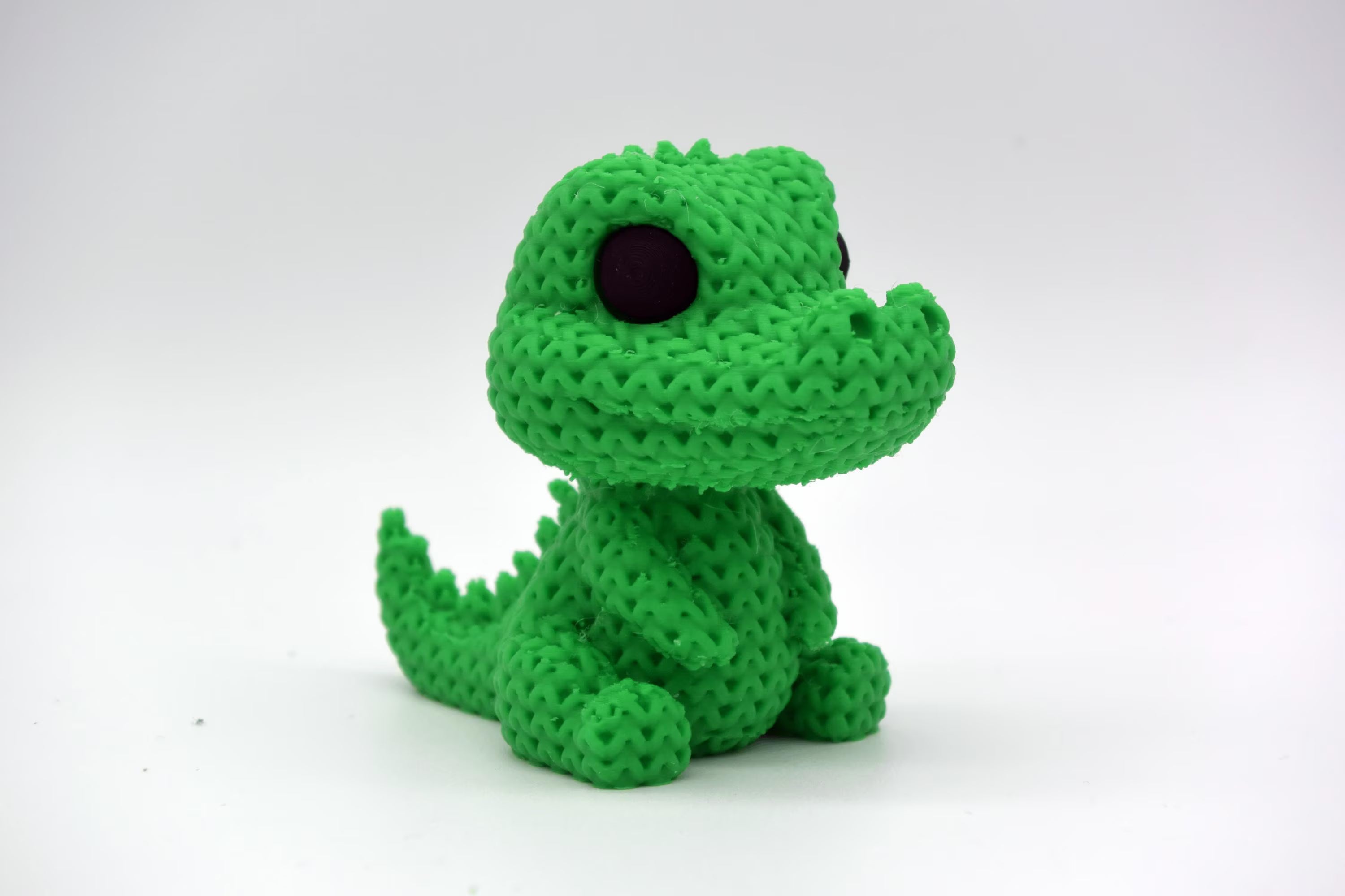 Figurine crocodile tricot 3D • Sculpture artisanale exotique • Déco originale | Bandji3D Bandji3D