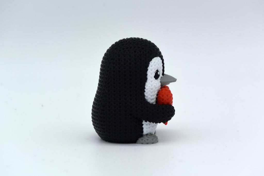 Figurine pingouin tricot 3D • Sculpture artisanale • Déco polaire | Bandji3D Bandji3D