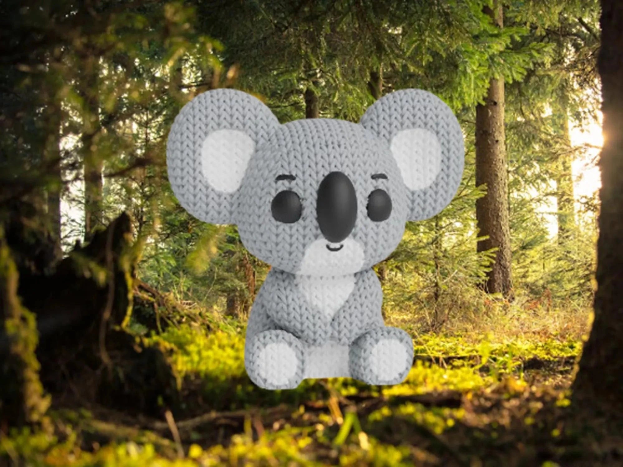 Figurine koala tricot 3D • Sculpture artisanale • Déco exotique | Bandji3D Bandji3D