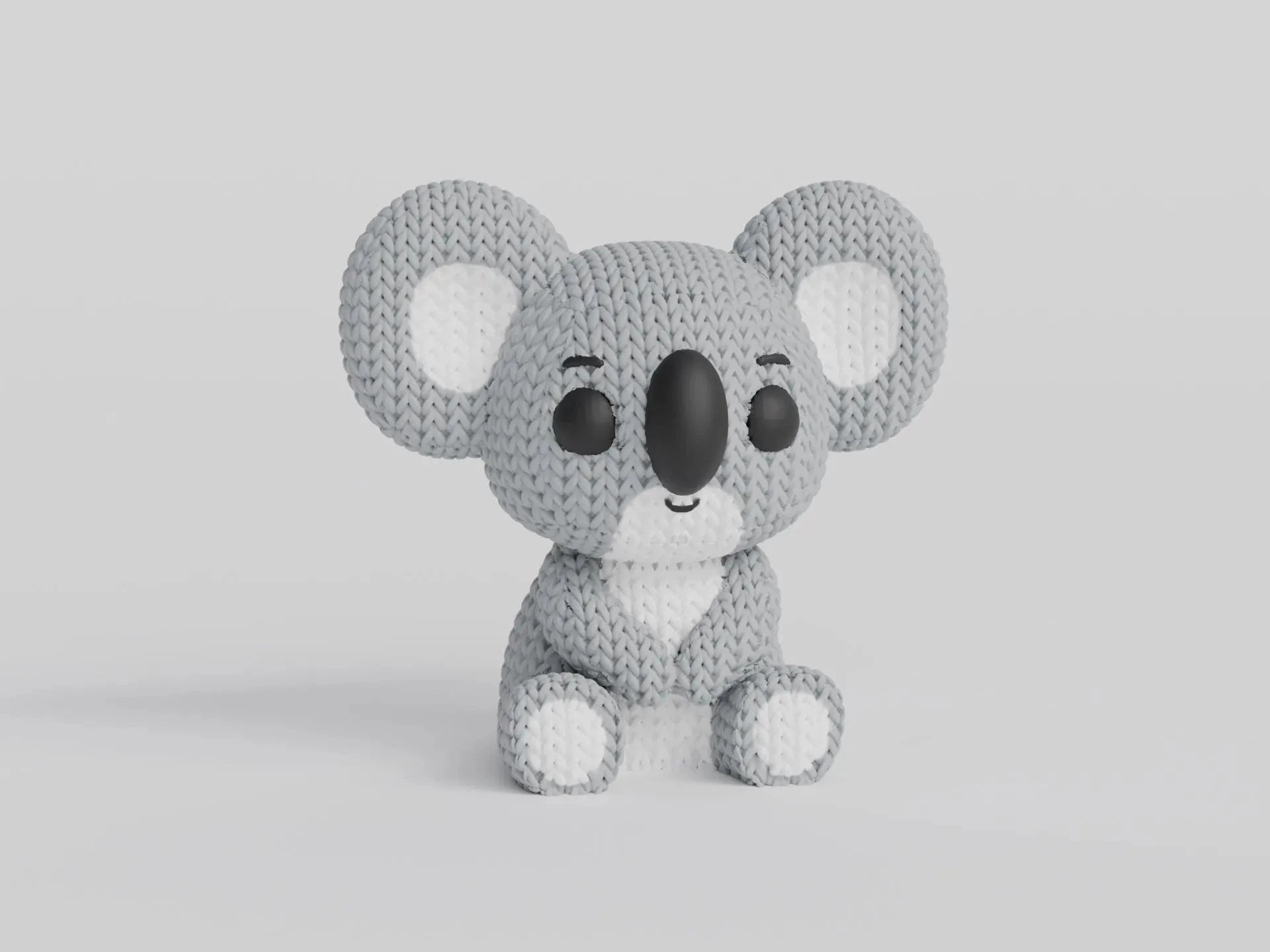 Figurine koala tricot 3D • Sculpture artisanale • Déco exotique | Bandji3D Bandji3D