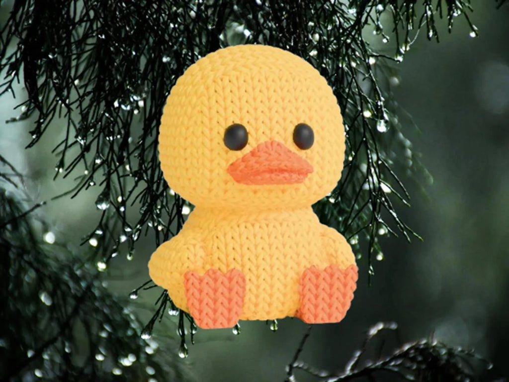 Figurine canard tricot 3D • Sculpture artisanale mignonne • Déco originale | Bandji3D Bandji3D