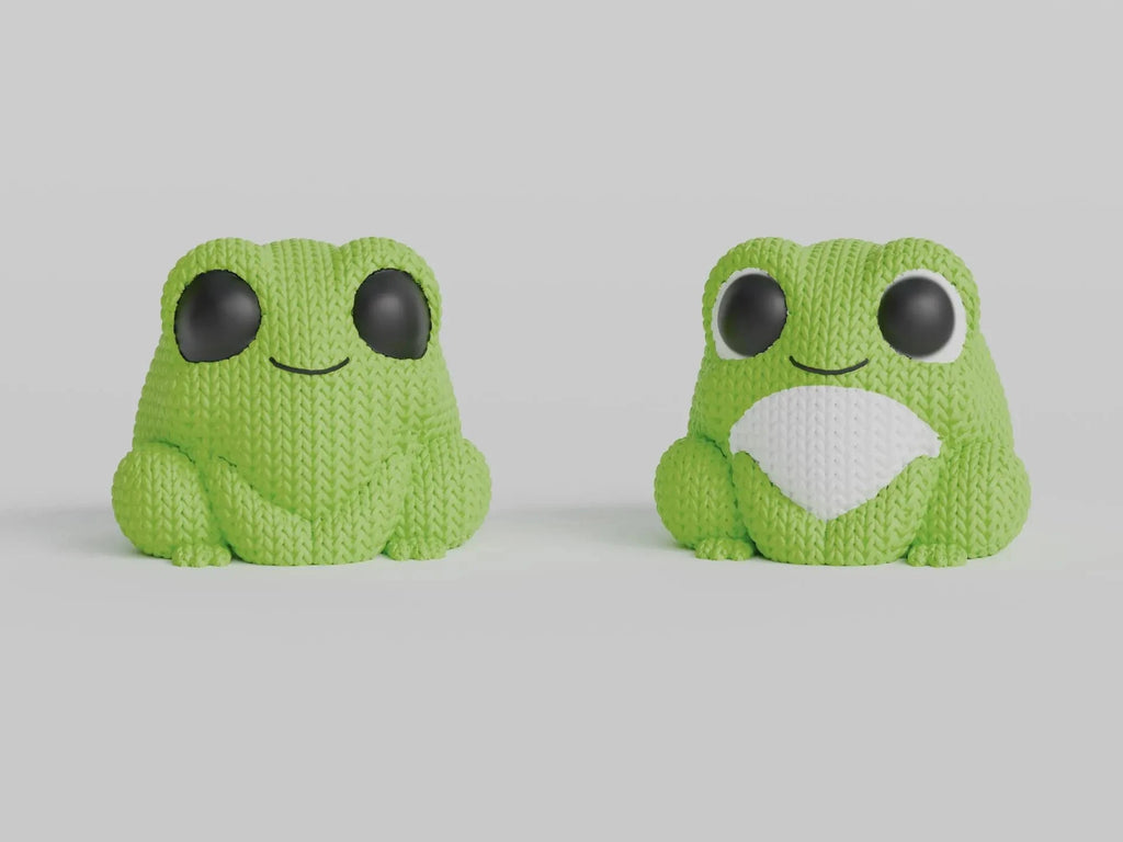 Figurine grenouille tricot 3D • Sculpture artisanale • Déco originale | Bandji3D Bandji3D