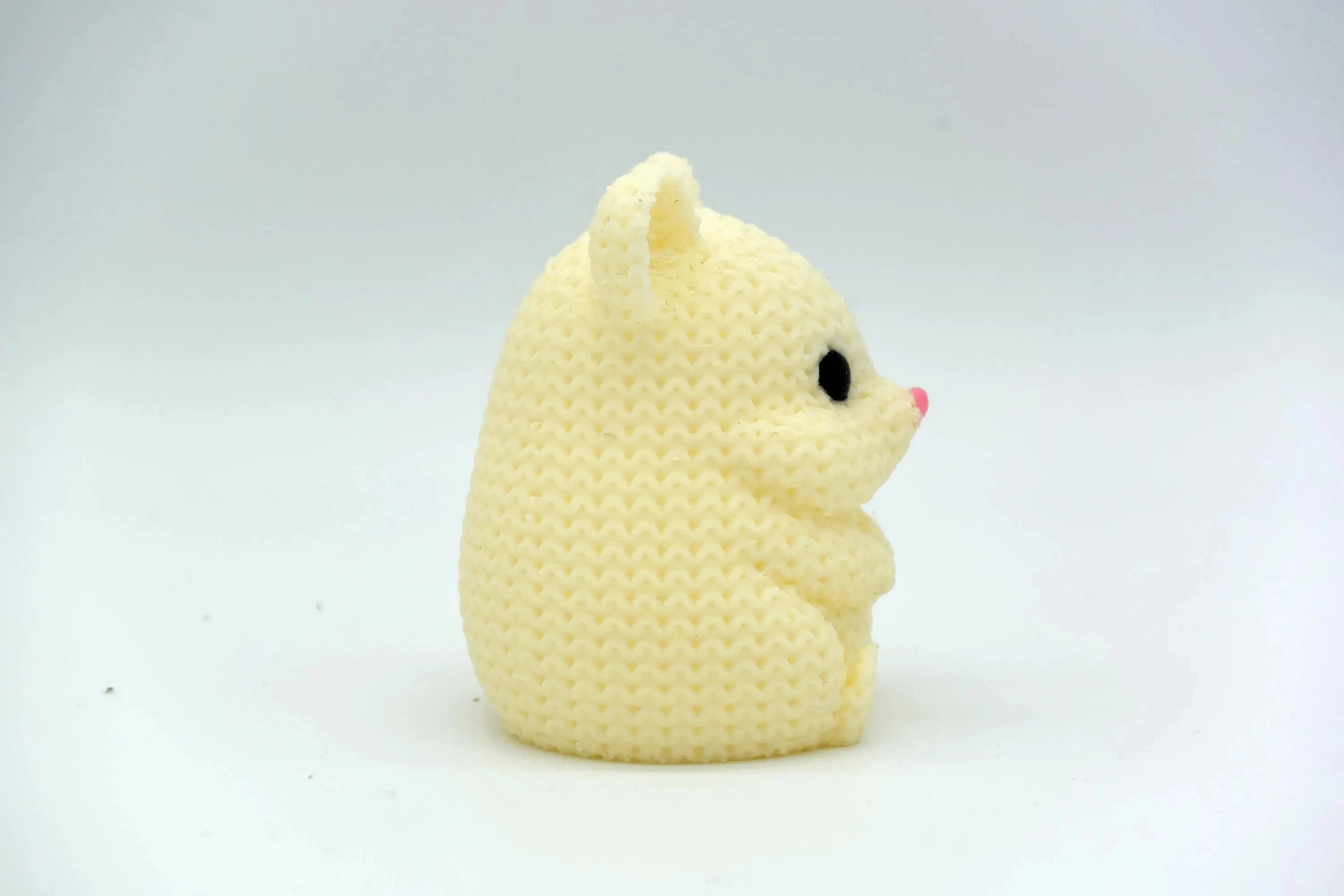 Figurine hamster tricot 3D • Sculpture artisanale mignonne • Déco originale | Bandji3D Bandji3D