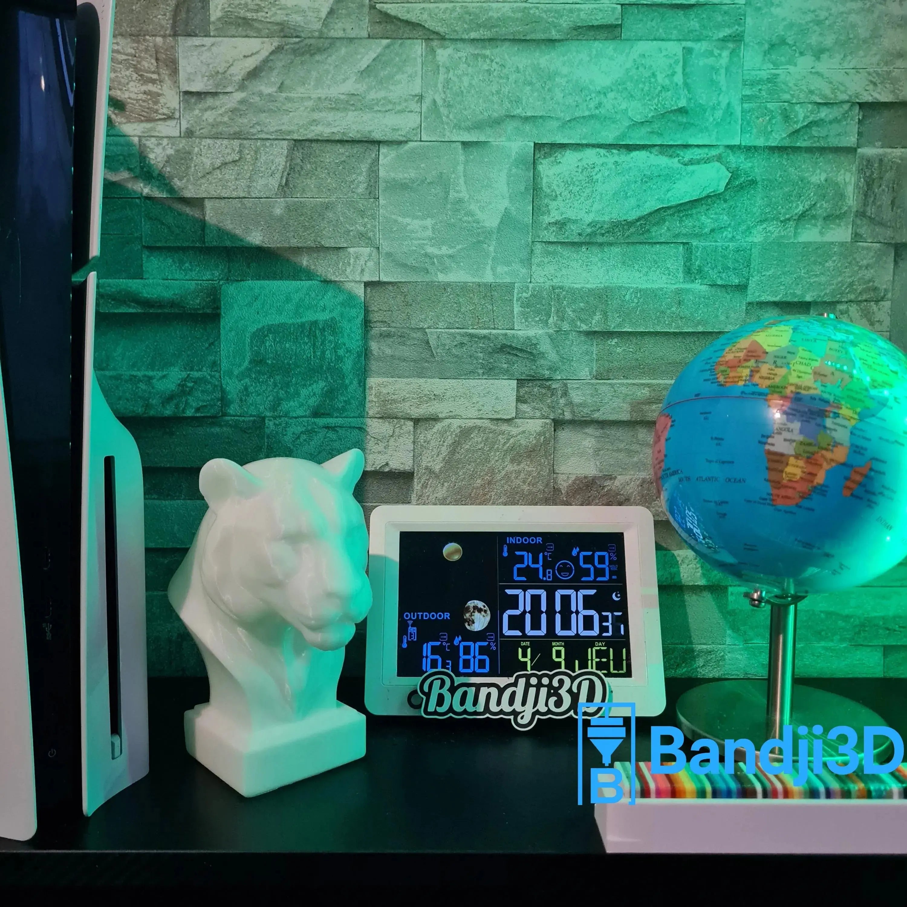 Buste Tigre 3D – Sculpture Animale Moderne & Élégante | Bandji3D Bandji3D