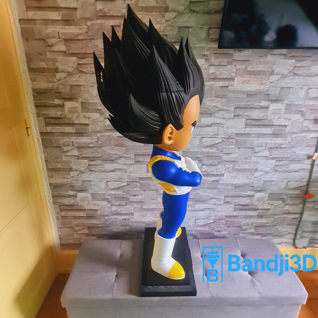 Statue Vegeta 3D 1m10 – Figurine Géante Dragon Ball | Bandji3D Bandji3D