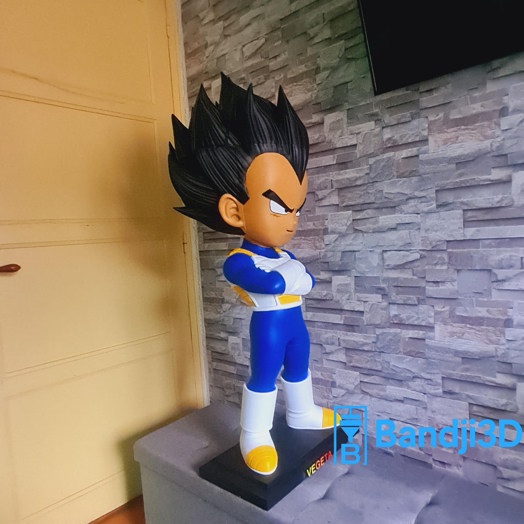 Statue Vegeta 3D 1m10 – Figurine Géante Dragon Ball | Bandji3D Bandji3D