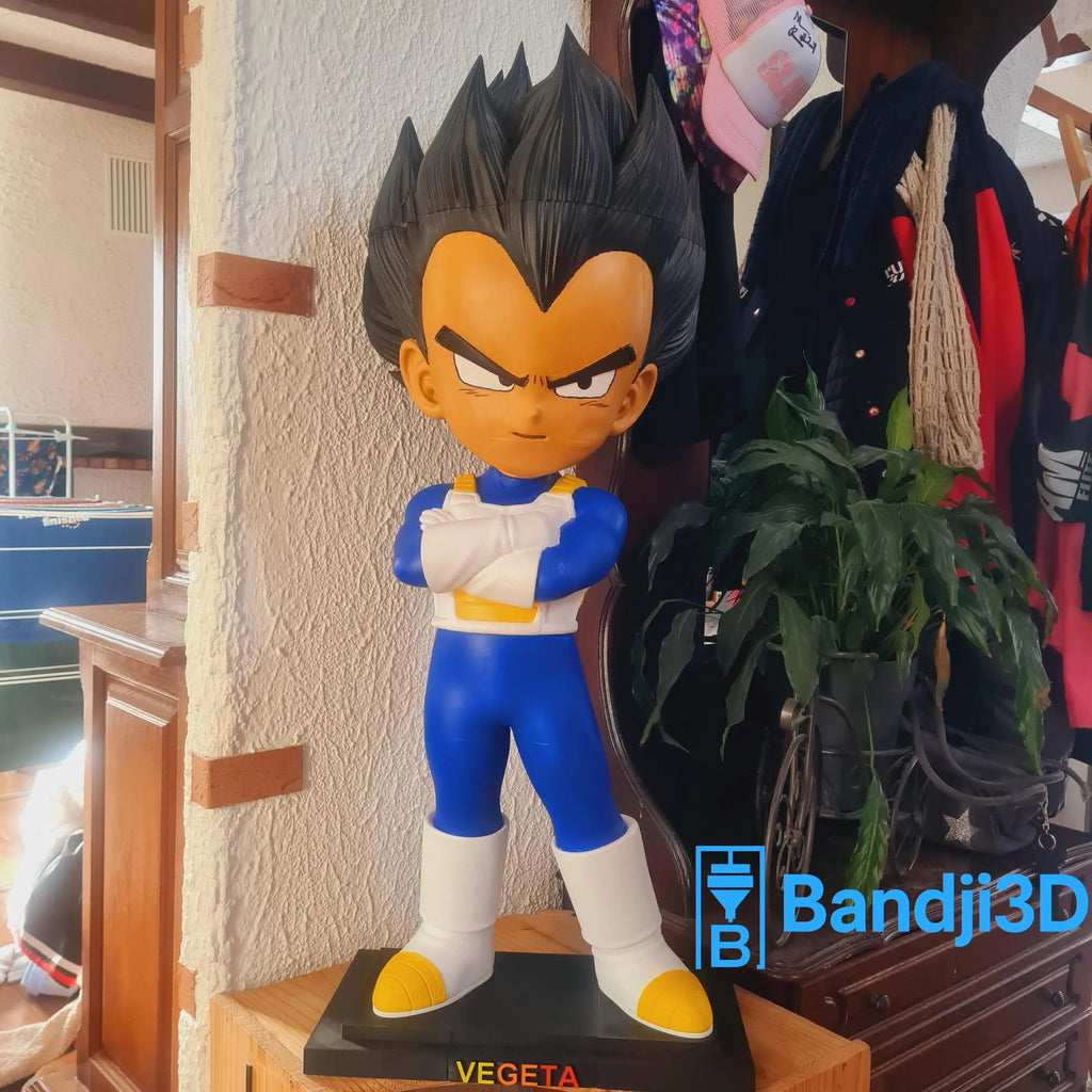 Statue Vegeta 3D 1m10 – Figurine Géante Dragon Ball | Bandji3D Bandji3D