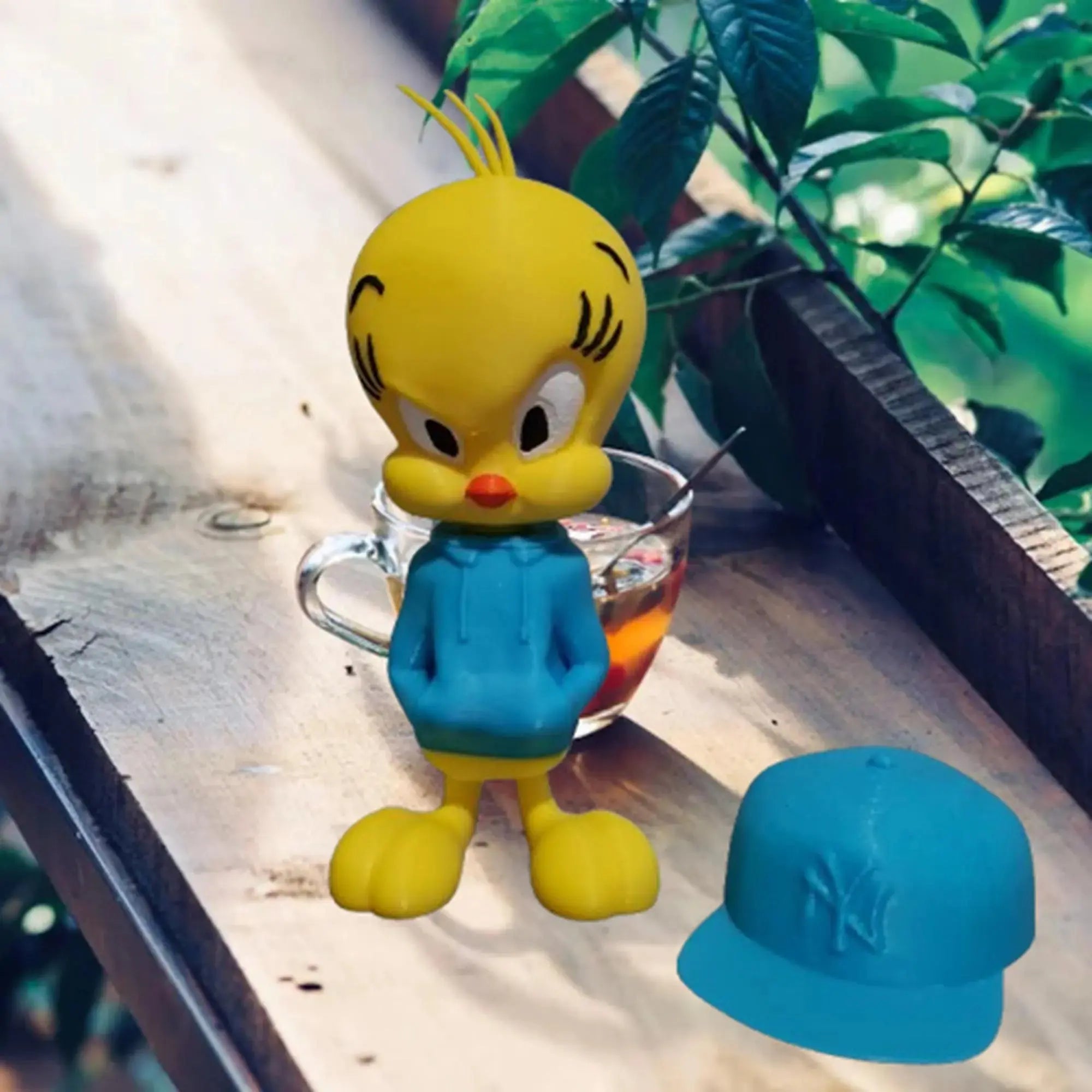 Figurine Titi 3D Streetwear – Tweety Pop Culture (13 cm / 24 cm) | Bandji3D Bandji3D