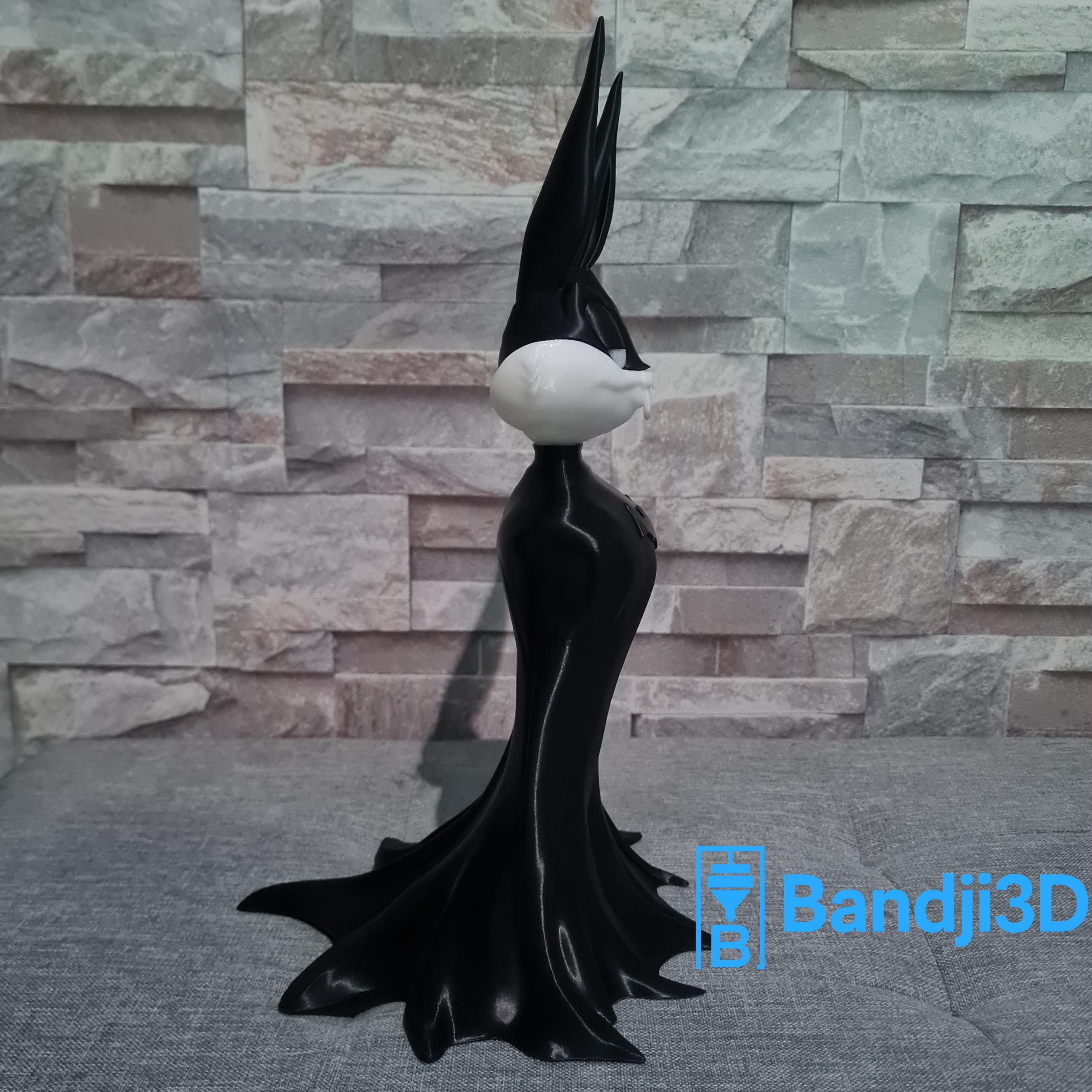 Figurine Bugs Bunny Batman 3D – 30 cm Personnalisable | Bandji3D Bandji3D