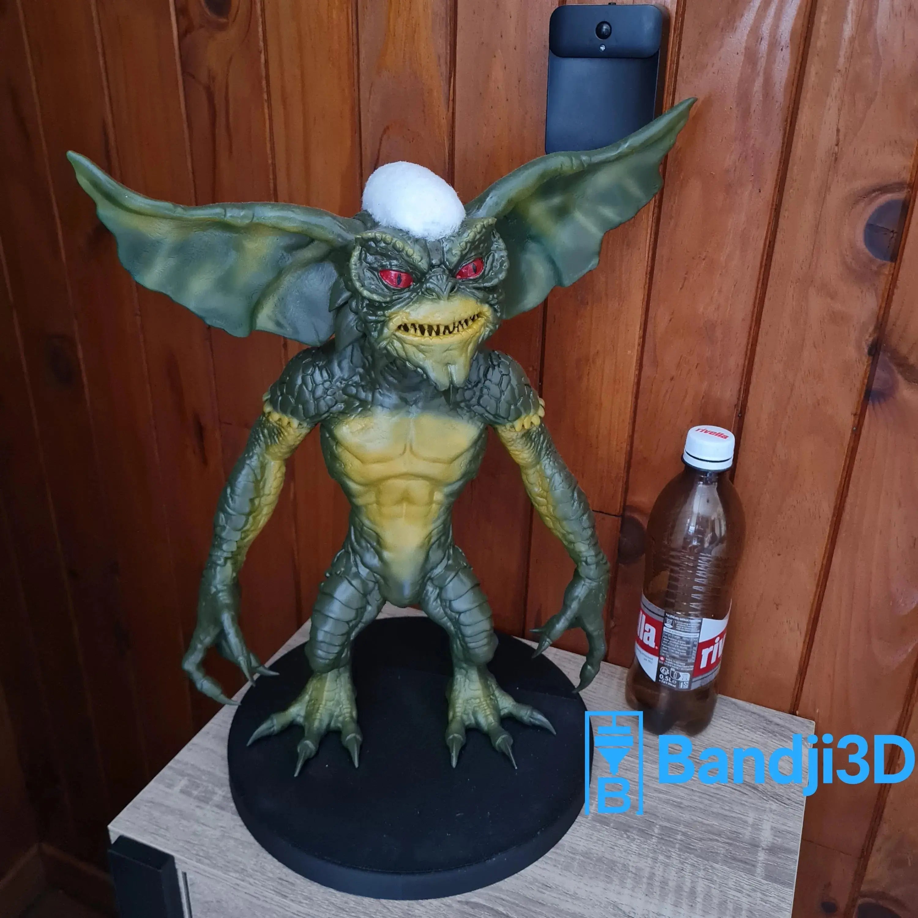 Figurine Gremlins 3D 44 cm – Sculpture Cinéma Peinte à la Main | Bandji3D Bandji3D