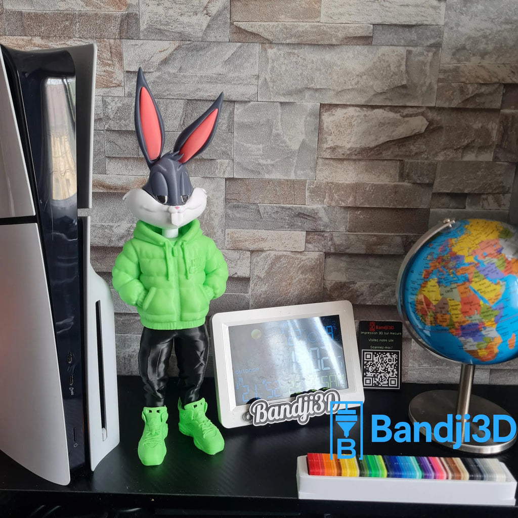 Figurine 3D streetwear cartoon personnalisable – Statue déco pop art impression 3D