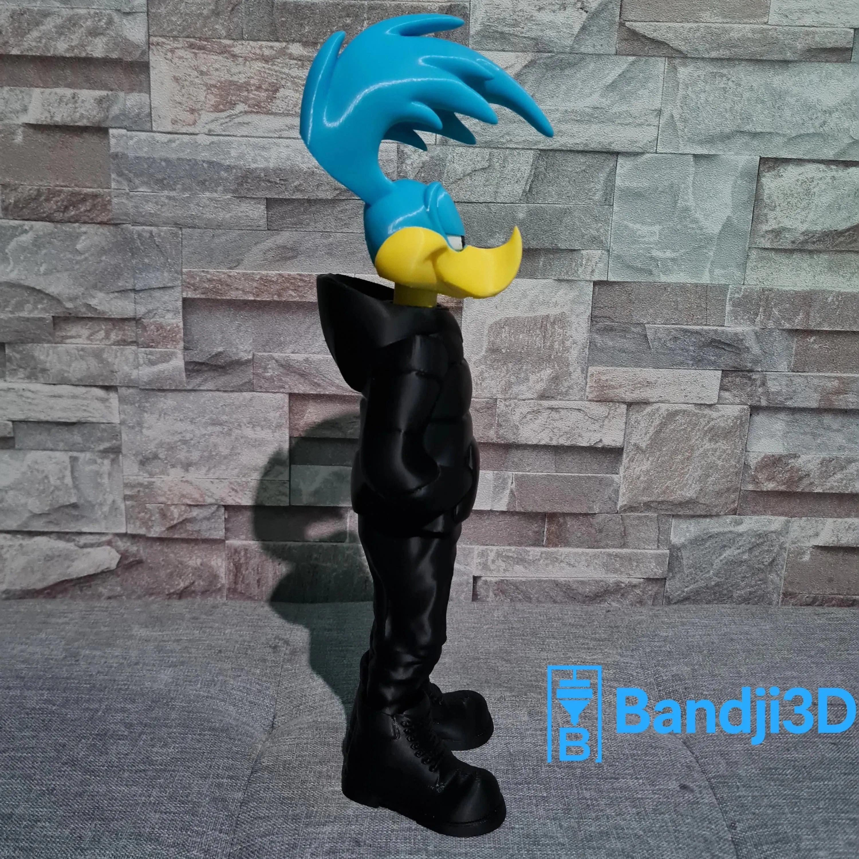 Figurine Road Runner 3D Streetwear – 34 cm Personnalisable | Bandji3D Bandji3D