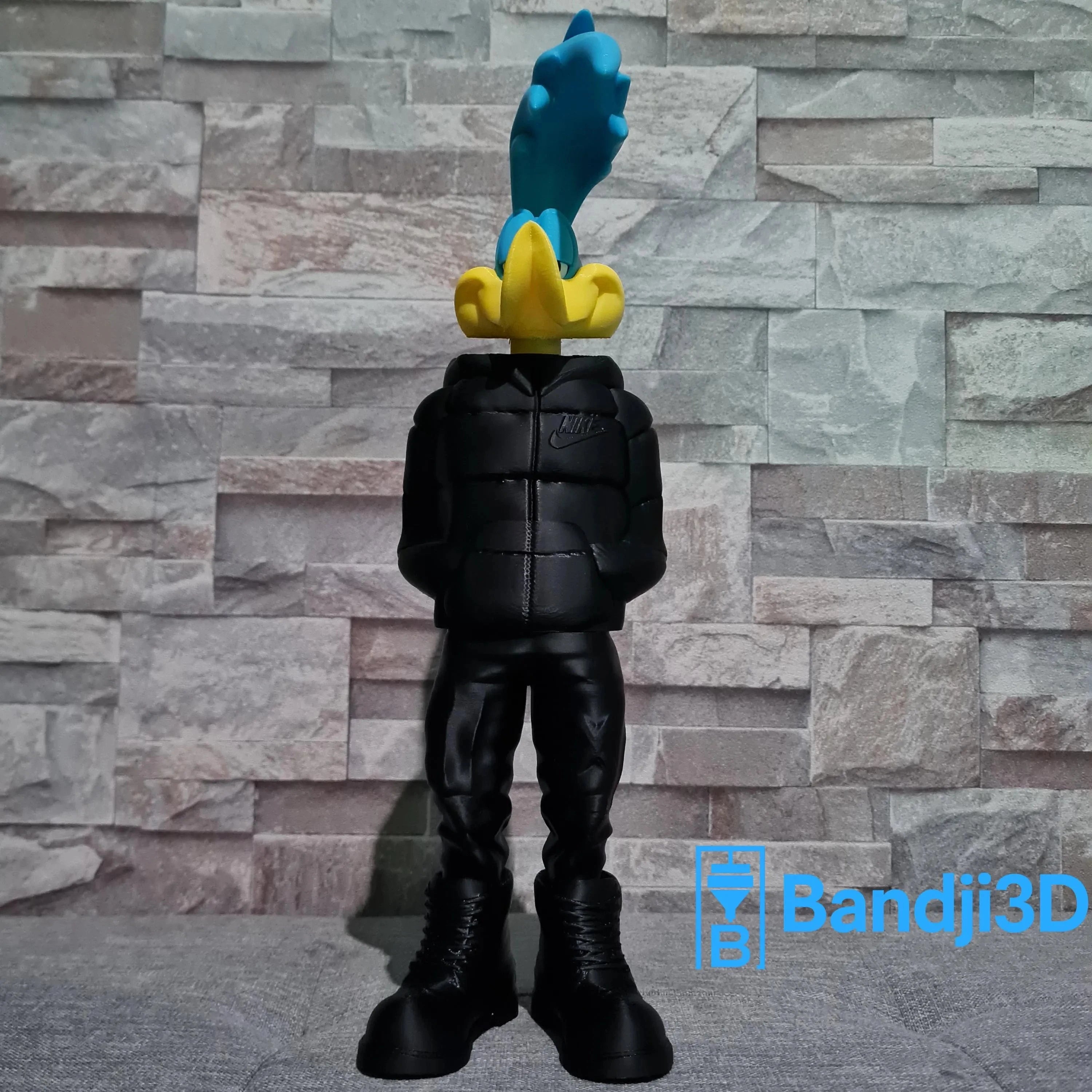 Figurine Road Runner 3D Streetwear – 34 cm Personnalisable | Bandji3D Bandji3D