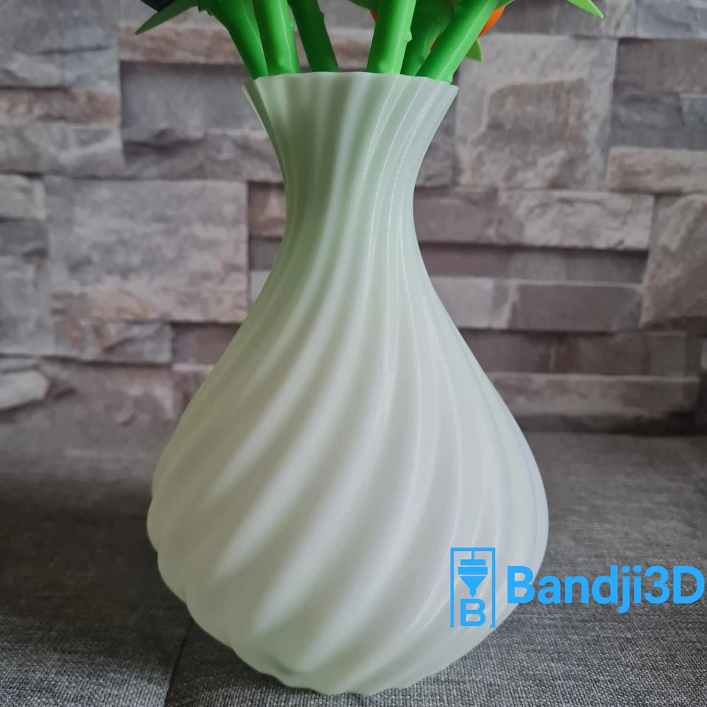 Rose 3D – Fleur & Bouquet avec Vase | Cadeau Durable | Bandji3D Bandji3D
