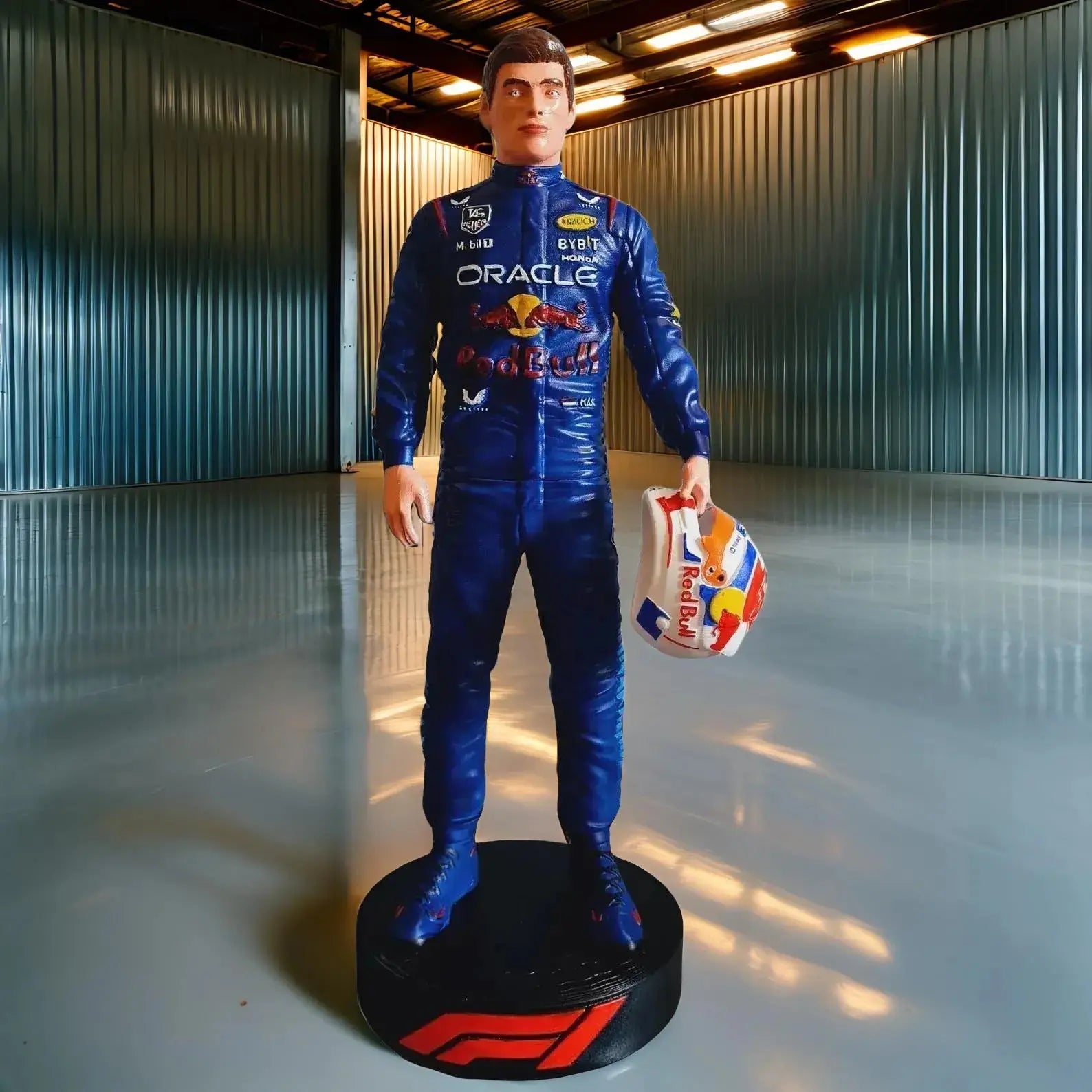 Statue F1 Max Verstappen 3D – Figurine Pilote Peinte à la Main | Bandji3D Bandji3D