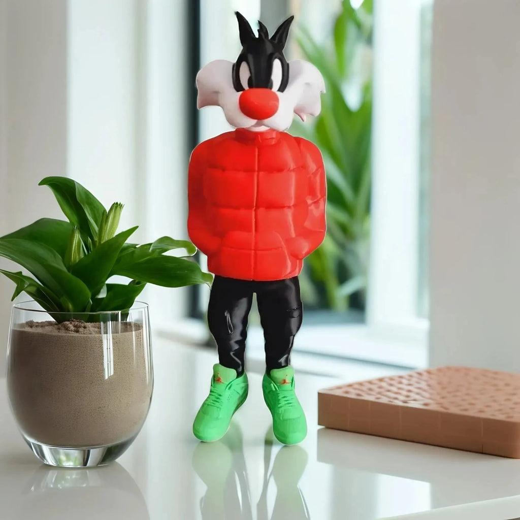 Figurine Sylvestre 3D Streetwear – Édition Collector Cartoon | Bandji3D Bandji3D