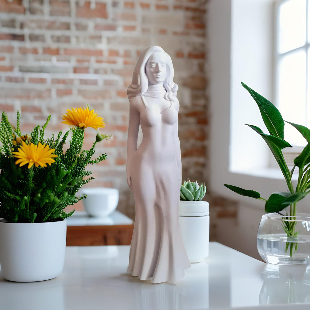 Statuette Dalida 3D 25 cm – Sculpture Personnalisable Faite Main | Bandji3D Bandji3D