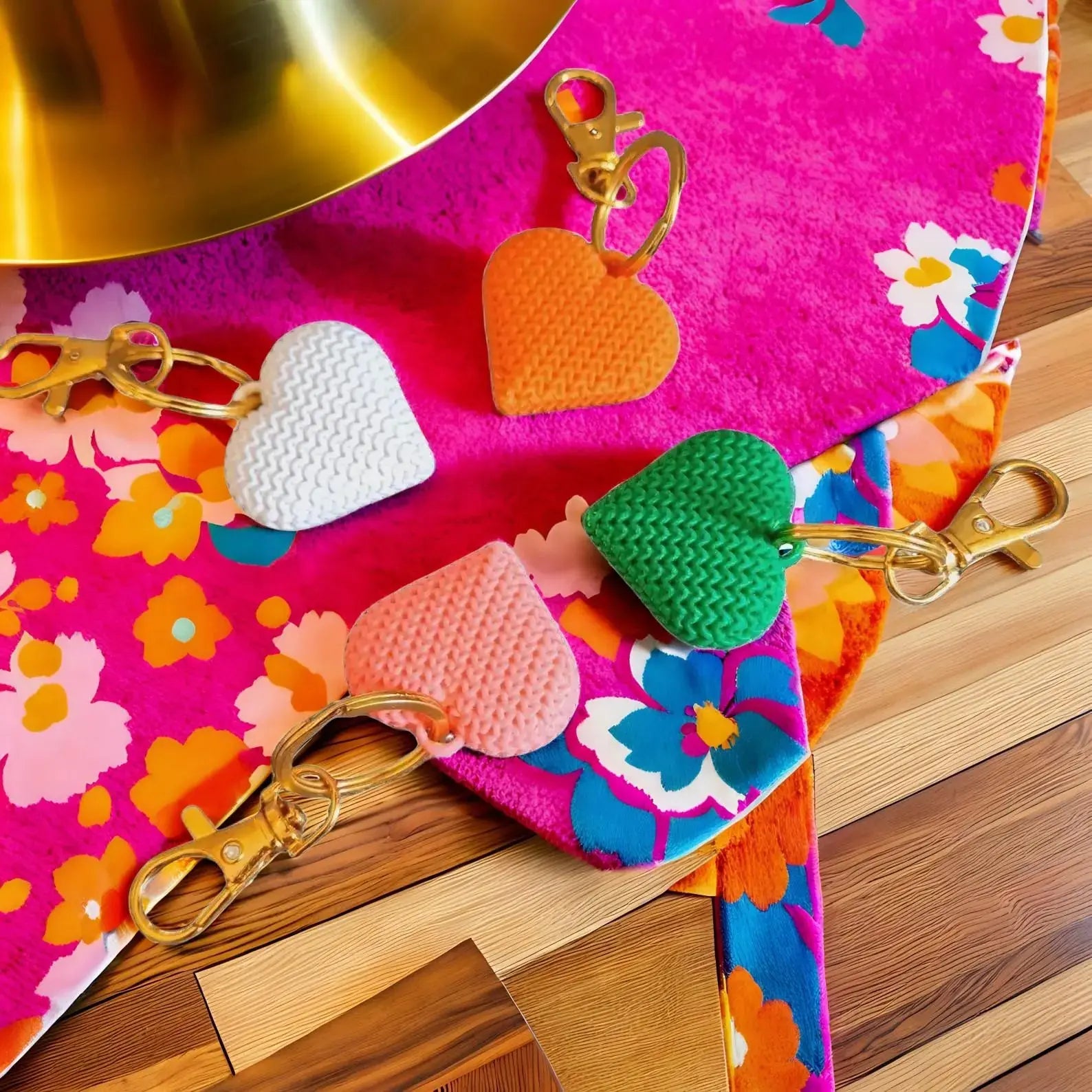 Porte-clés Cœur Tricot 3D – Cadeau Mignon Amour & Amitié | Bandji3D Bandji3D