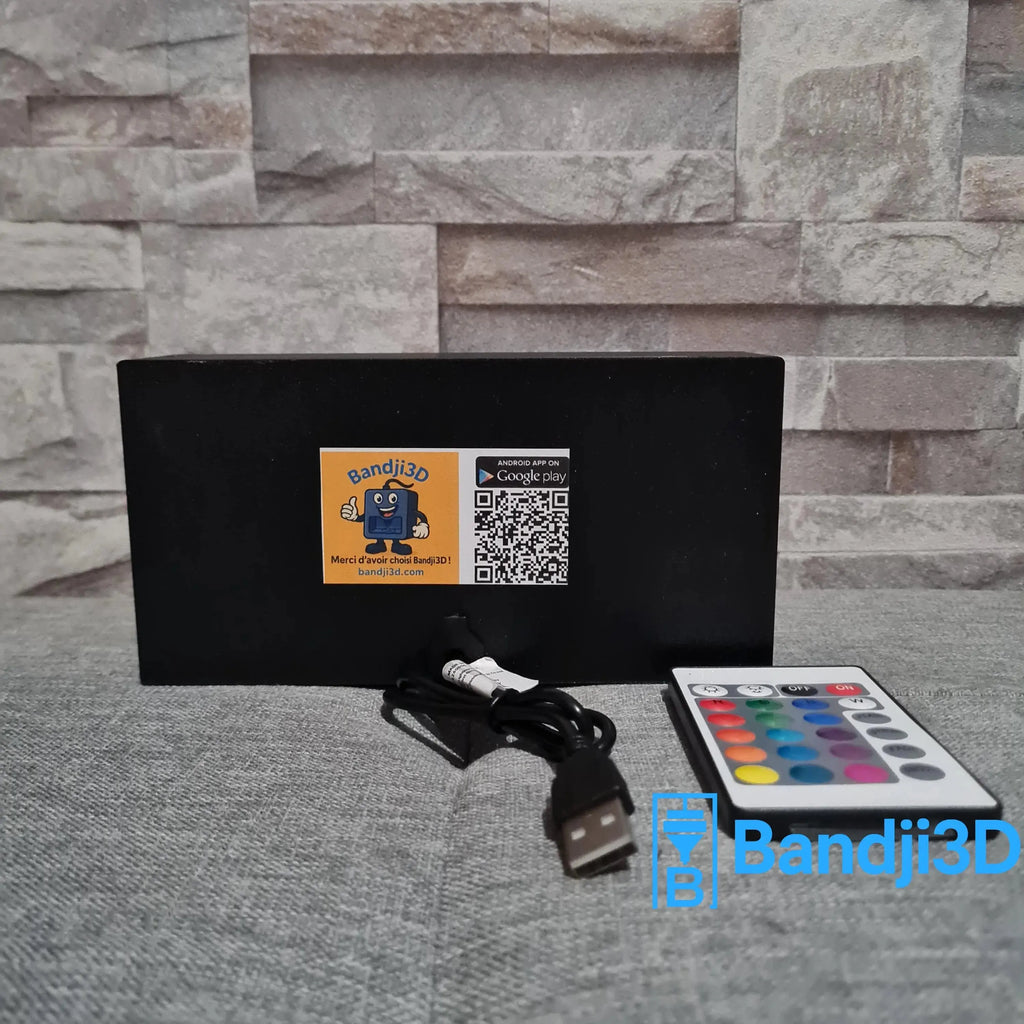 Lampe LED Dalida – Portrait Gravé & Personnalisation au Dos | Bandji3D Bandji3D