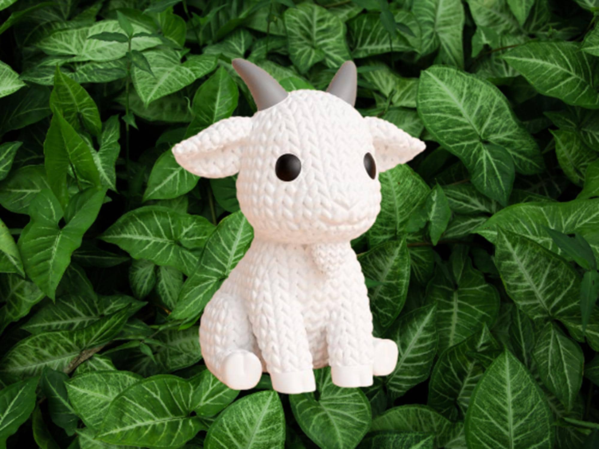 Figurine chèvre tricot 3D • Sculpture décorative fait main • Cadeau original | Bandji3D Bandji3D