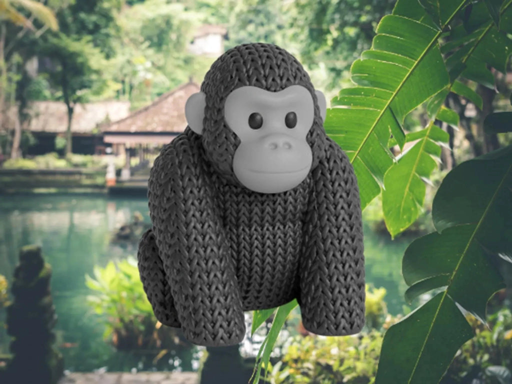 Figurine gorille tricot 3D • Statue déco moderne • Cadeau original | Bandji3D Bandji3D