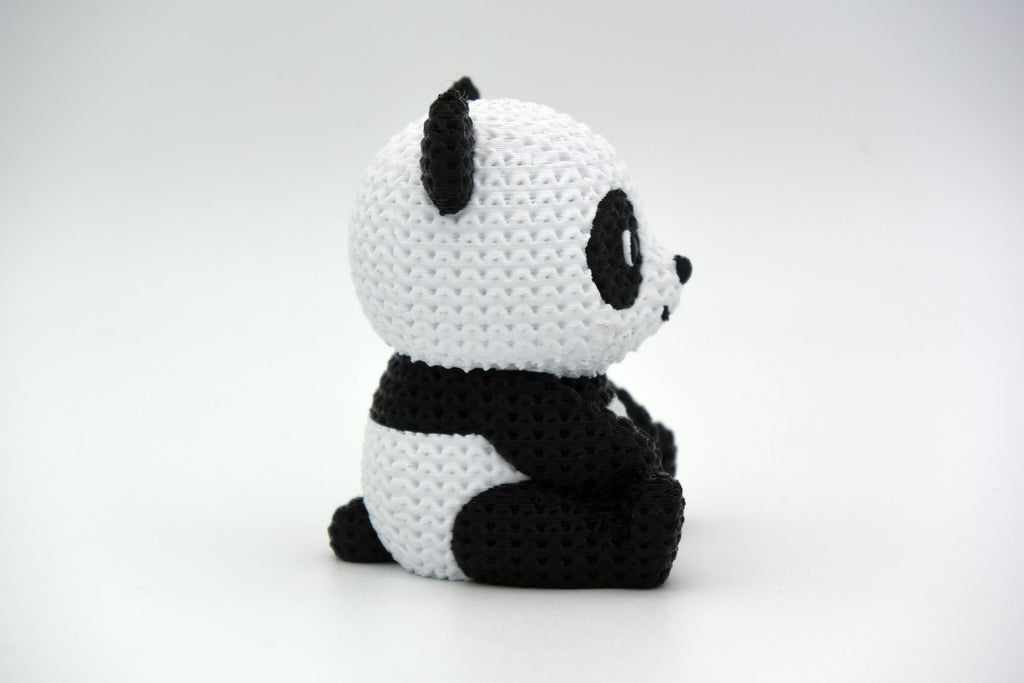 Figurine panda tricot 3D • Figurine artisanale mignonne • Cadeau original | Bandji3D Bandji3D