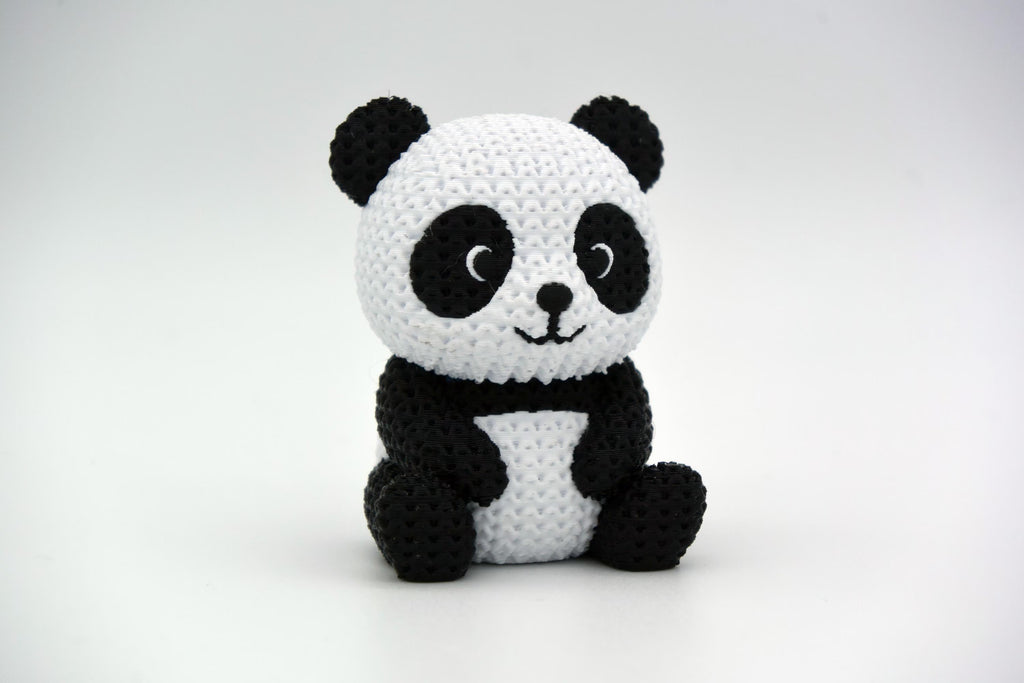 Figurine panda tricot 3D • Figurine artisanale mignonne • Cadeau original | Bandji3D Bandji3D