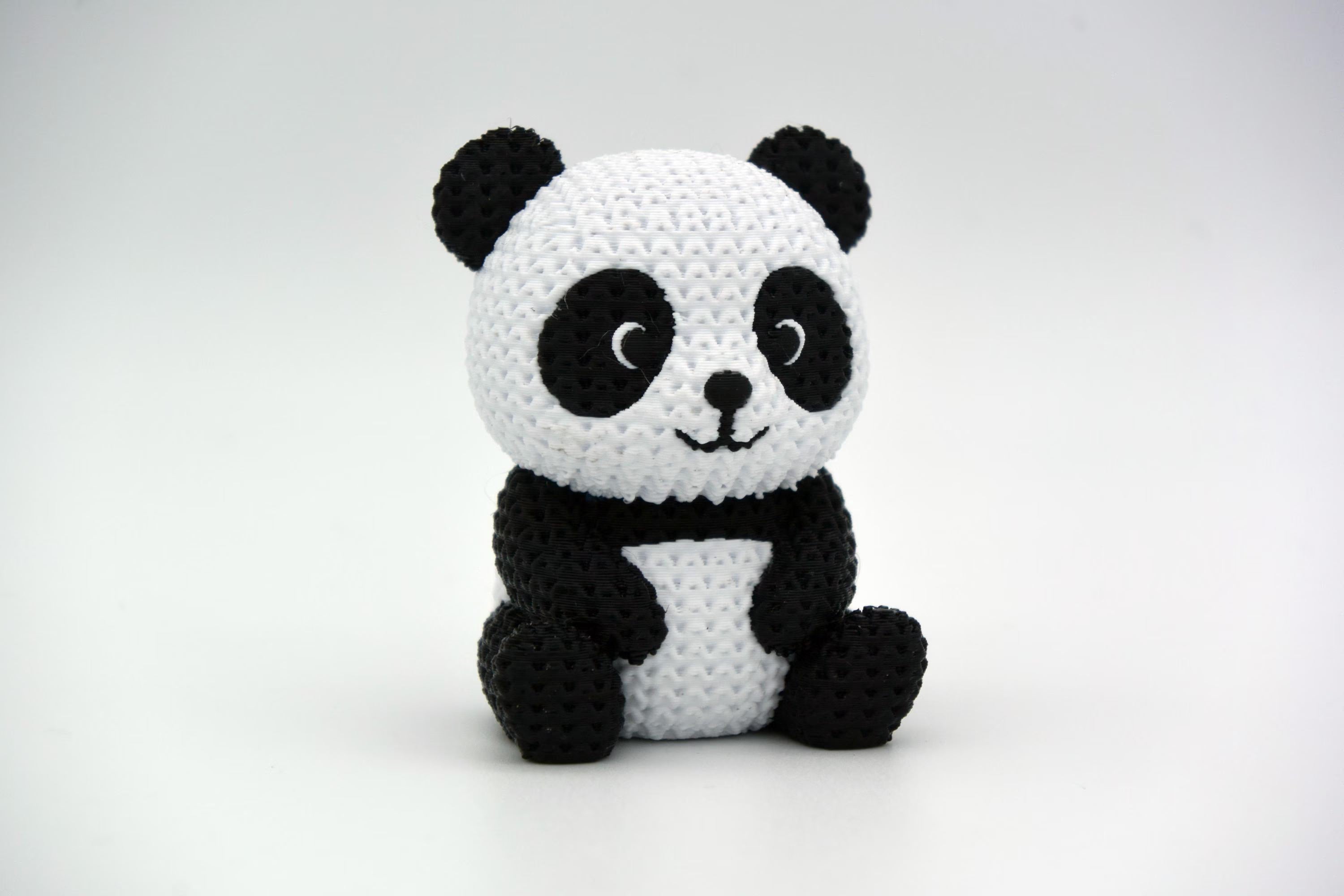 Figurine panda tricot 3D • Figurine artisanale mignonne • Cadeau original | Bandji3D Bandji3D