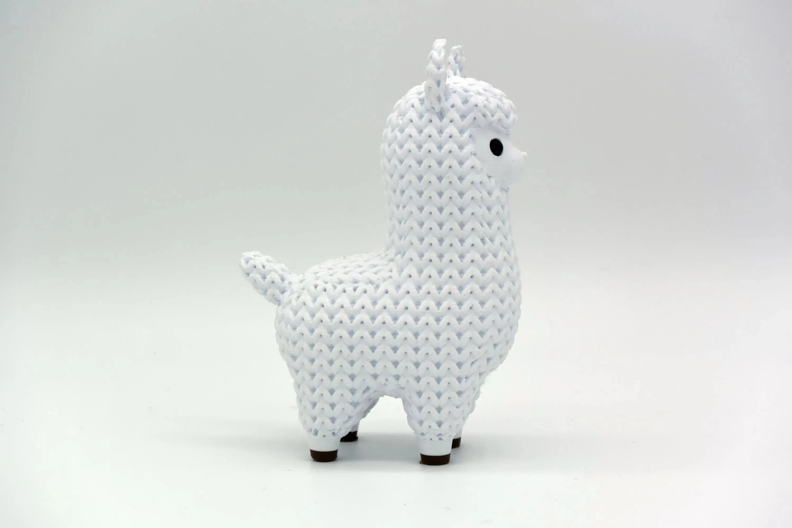 Figurine lama tricot 3D • Sculpture artisanale • Déco exotique | Bandji3D Bandji3D