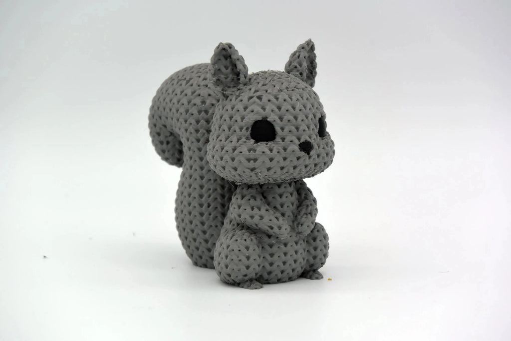 Figurine écureuil tricot 3D • Sculpture artisanale • Déco forestière | Bandji3D Bandji3D