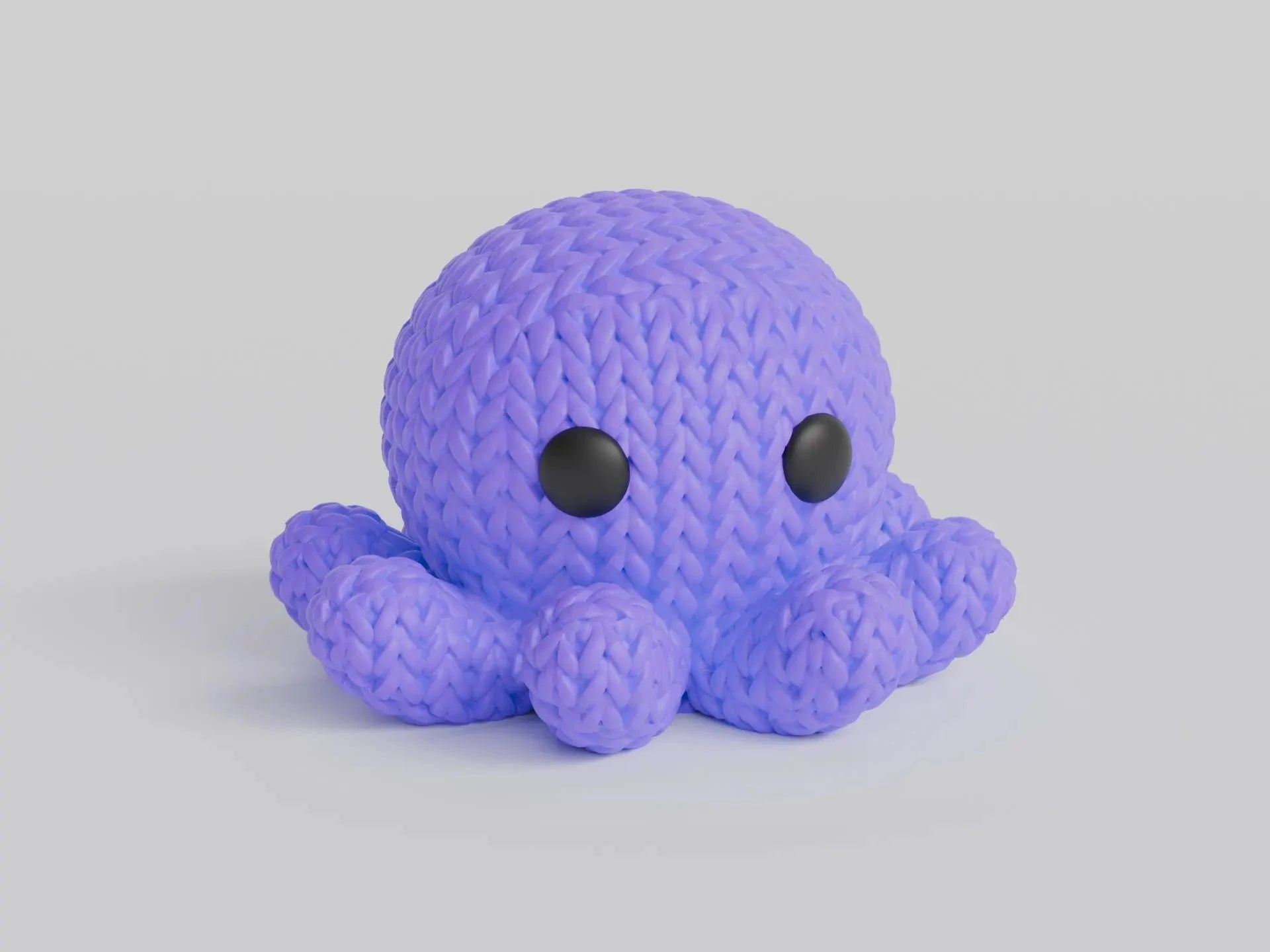 Figurine pieuvre tricot 3D • Sculpture artisanale marine • Déco mignonne | Bandji3D Bandji3D