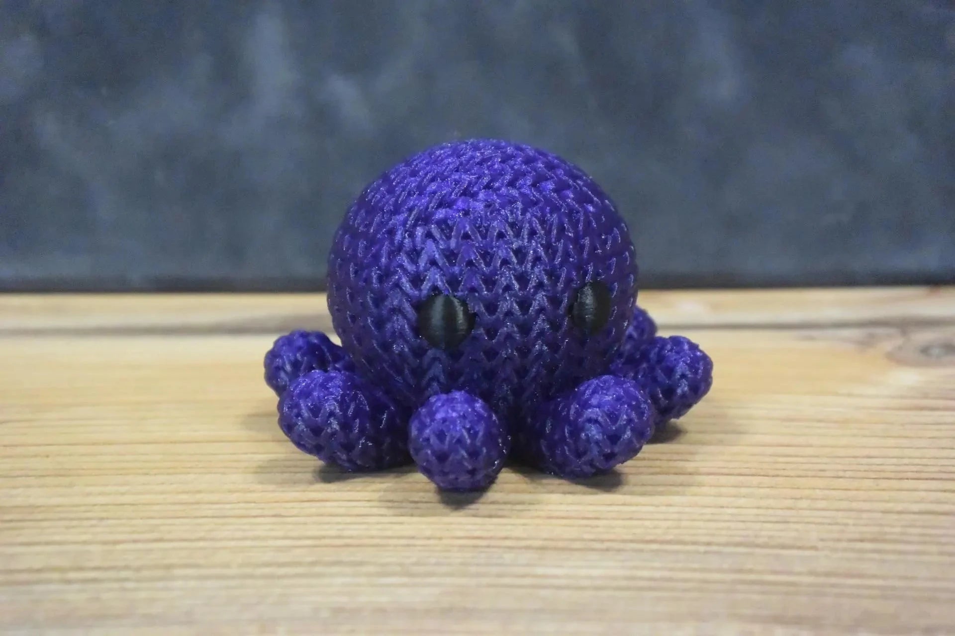 Figurine pieuvre tricot 3D • Sculpture artisanale marine • Déco mignonne | Bandji3D Bandji3D
