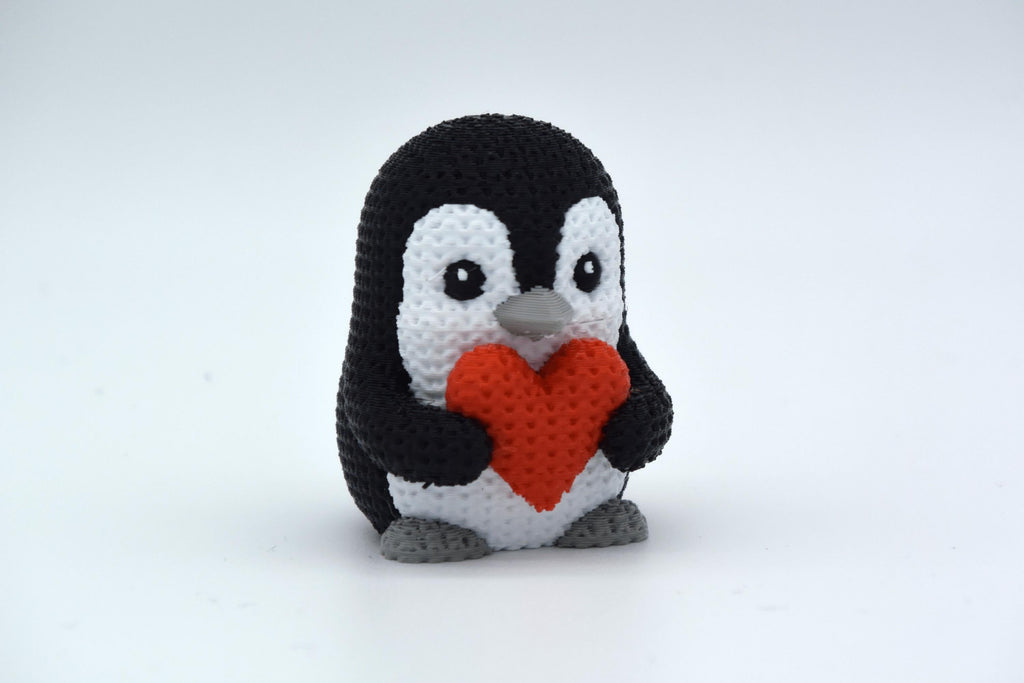 Figurine pingouin tricot 3D • Sculpture artisanale • Déco polaire | Bandji3D Bandji3D