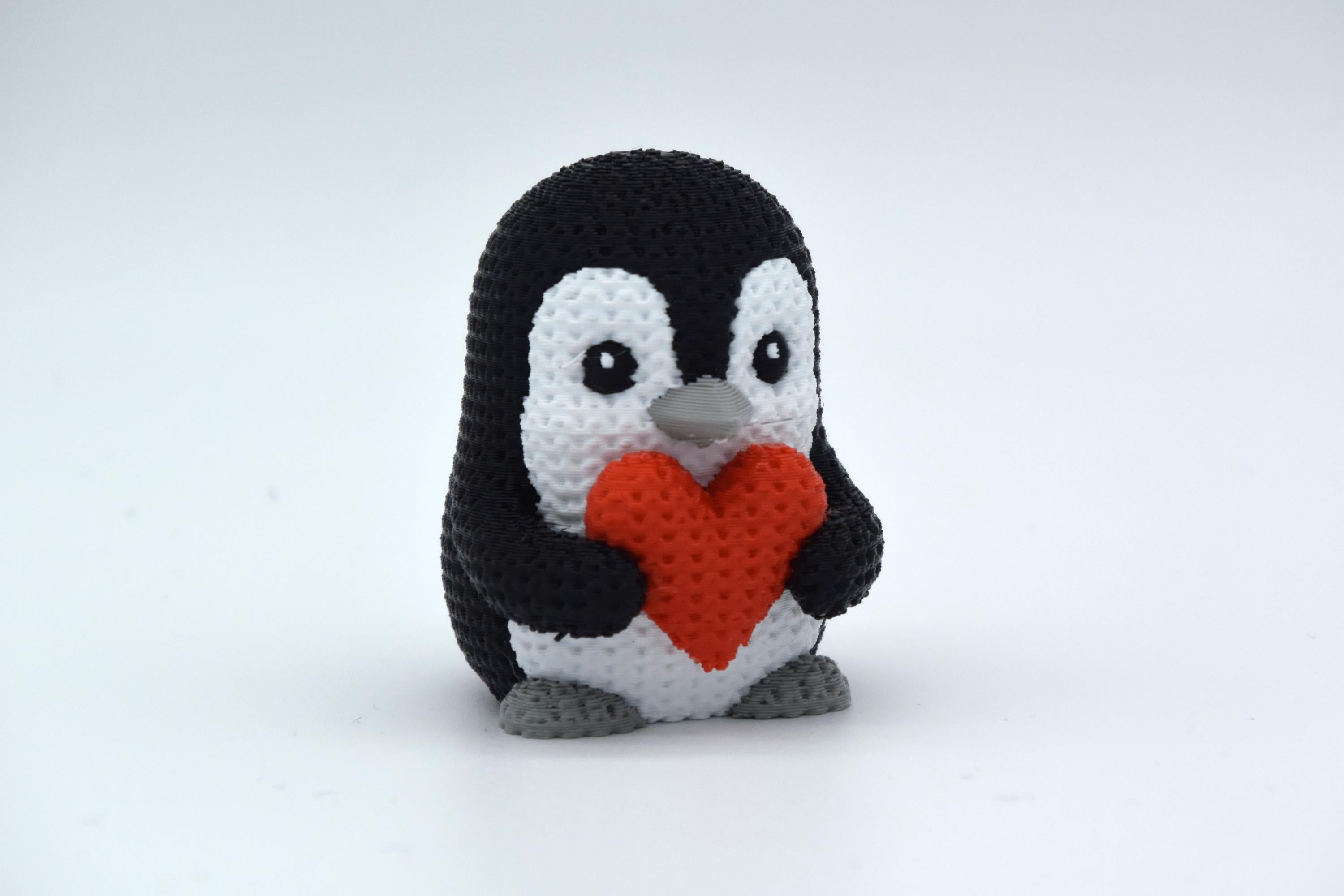 Figurine pingouin tricot 3D • Sculpture artisanale • Déco polaire | Bandji3D Bandji3D