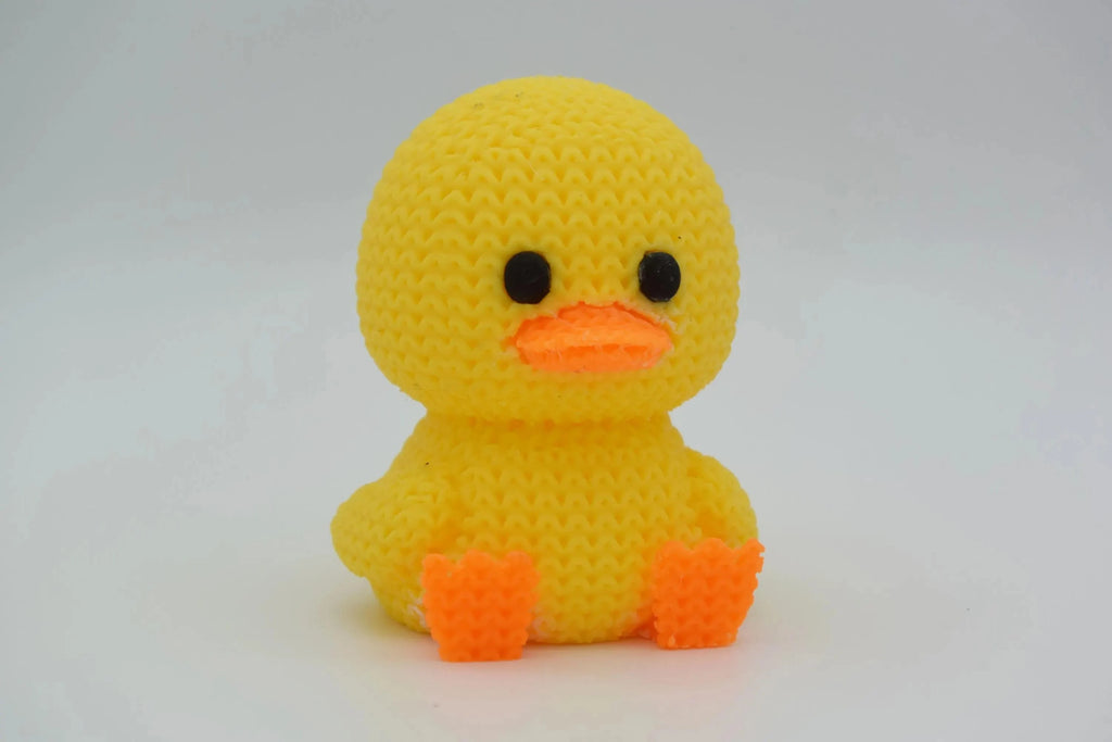 Figurine canard tricot 3D • Sculpture artisanale mignonne • Déco originale | Bandji3D Bandji3D